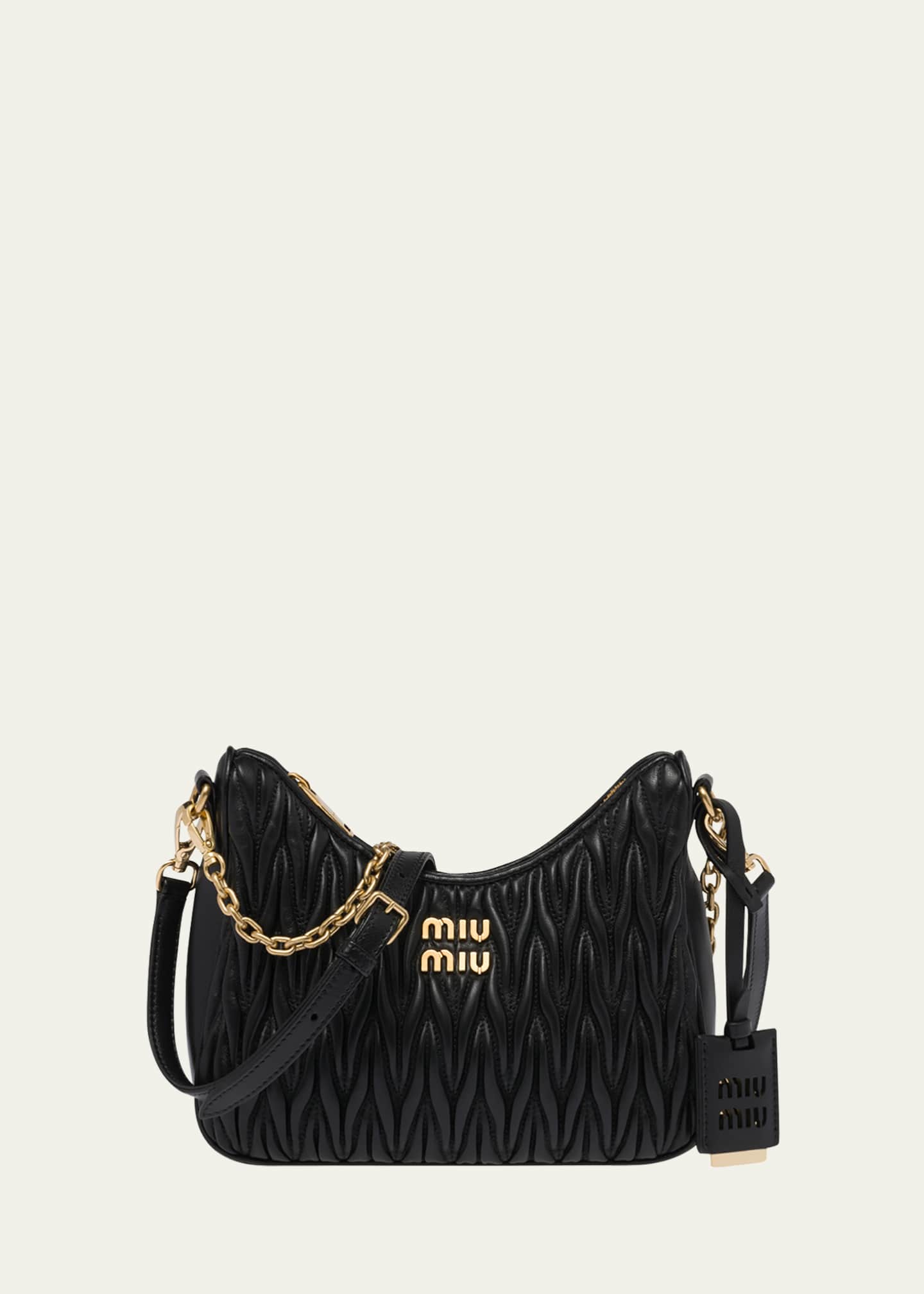 Miu Miu Matelasse Leather Crossbody Bag Bergdorf Goodman