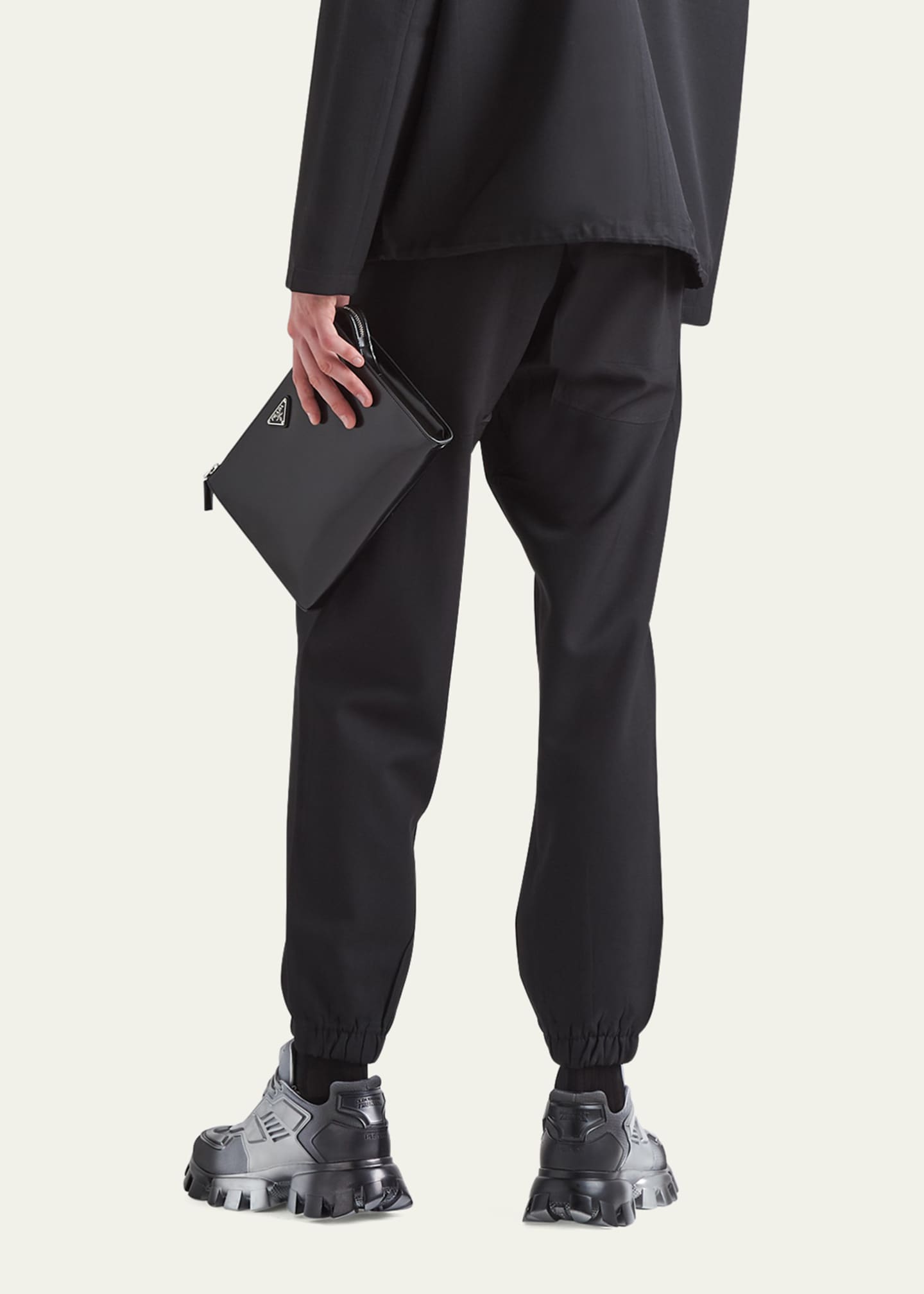 Prada gabardine track pants 2025