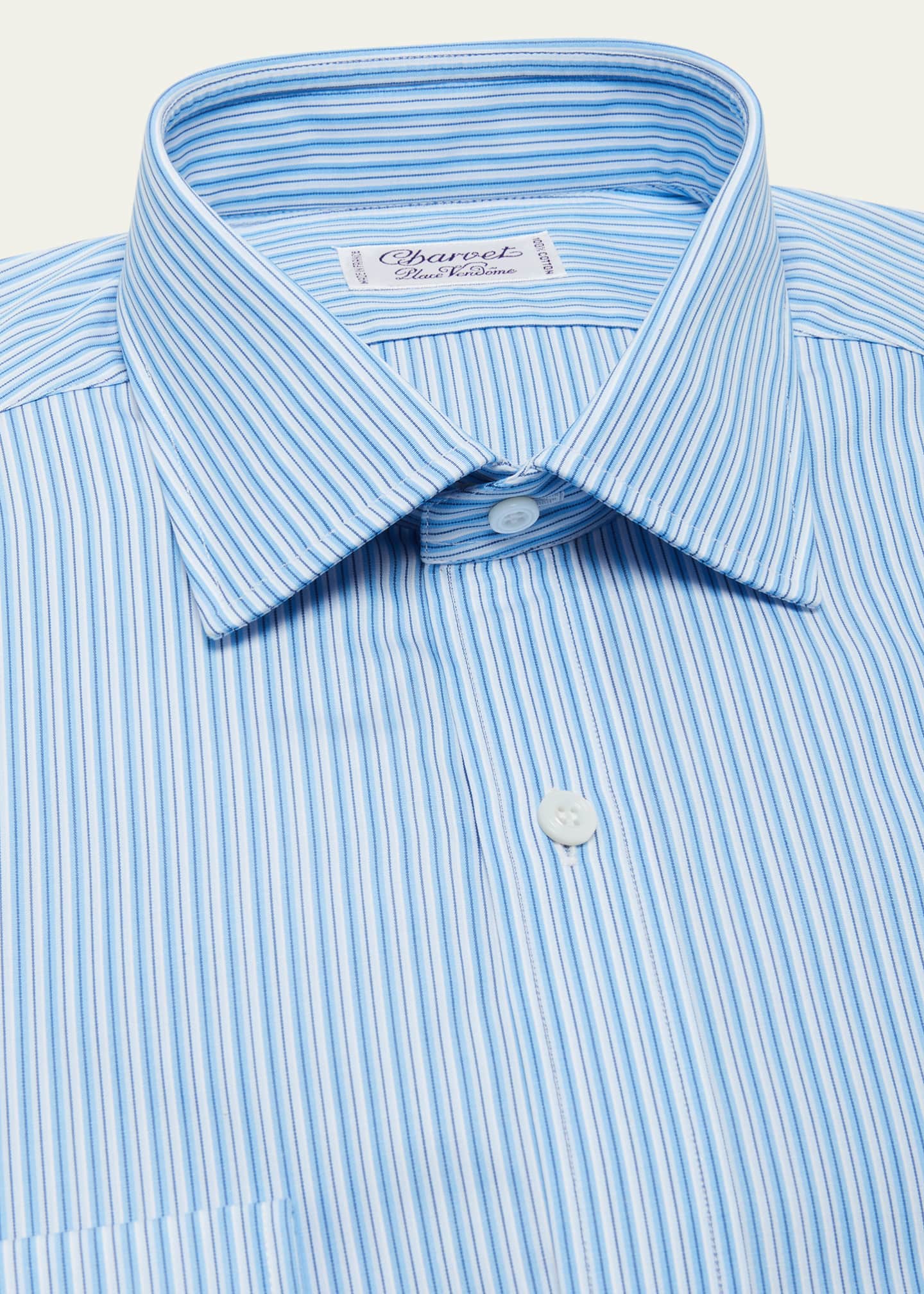 Charvet Men's Cotton MultiStripe Dress Shirt Bergdorf Goodman