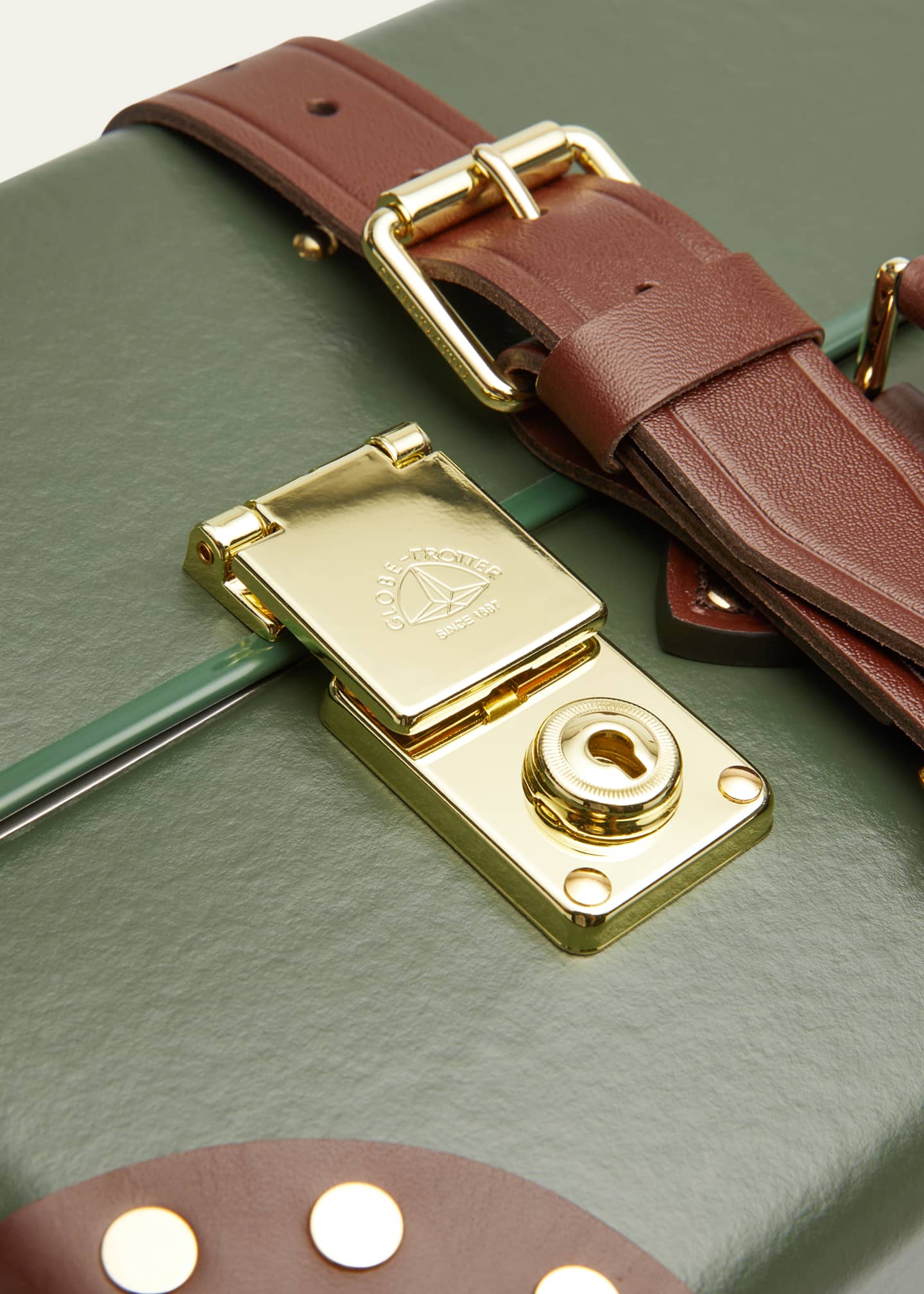 Globe Trotter Suitcase Centenary Leather CarryOn Luggage Bergdorf Goodman