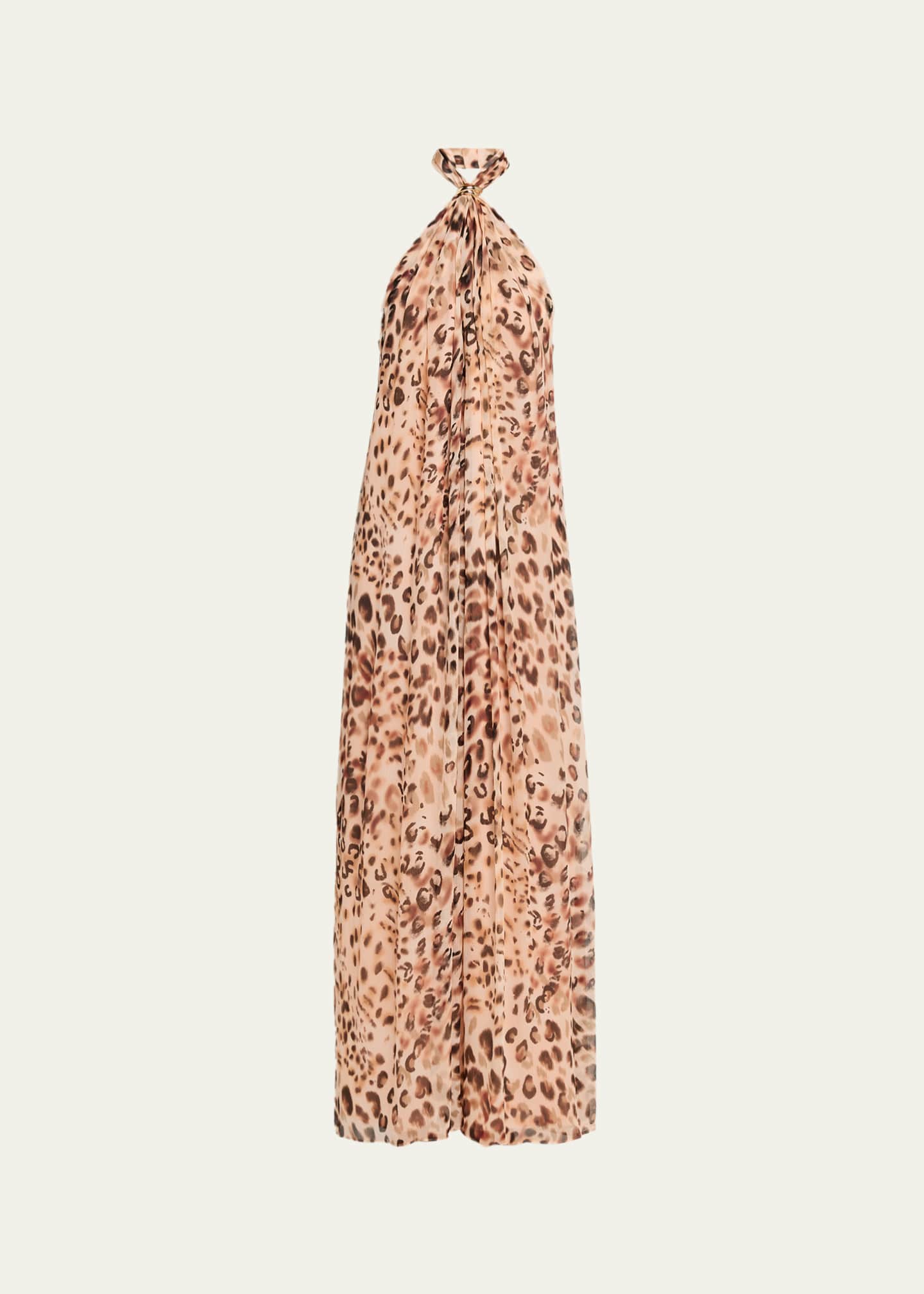 Cara Cara Marion Twisted Open-Back Halter Maxi Dress - Bergdorf Goodman