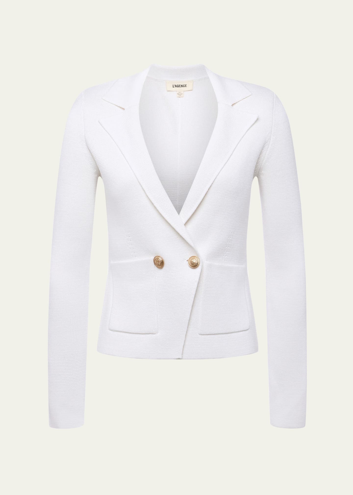 L'Agence Sofia Knit Blazer Bergdorf Goodman