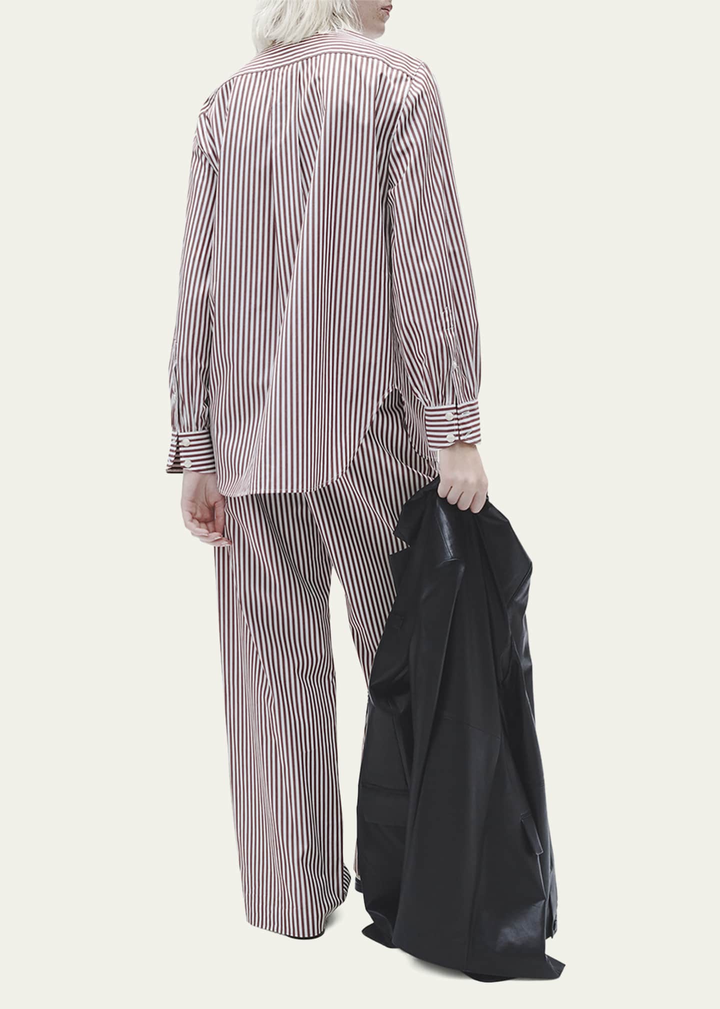 Rag & Bone Maxine Striped Button-Front Shirt Image 3 of 5