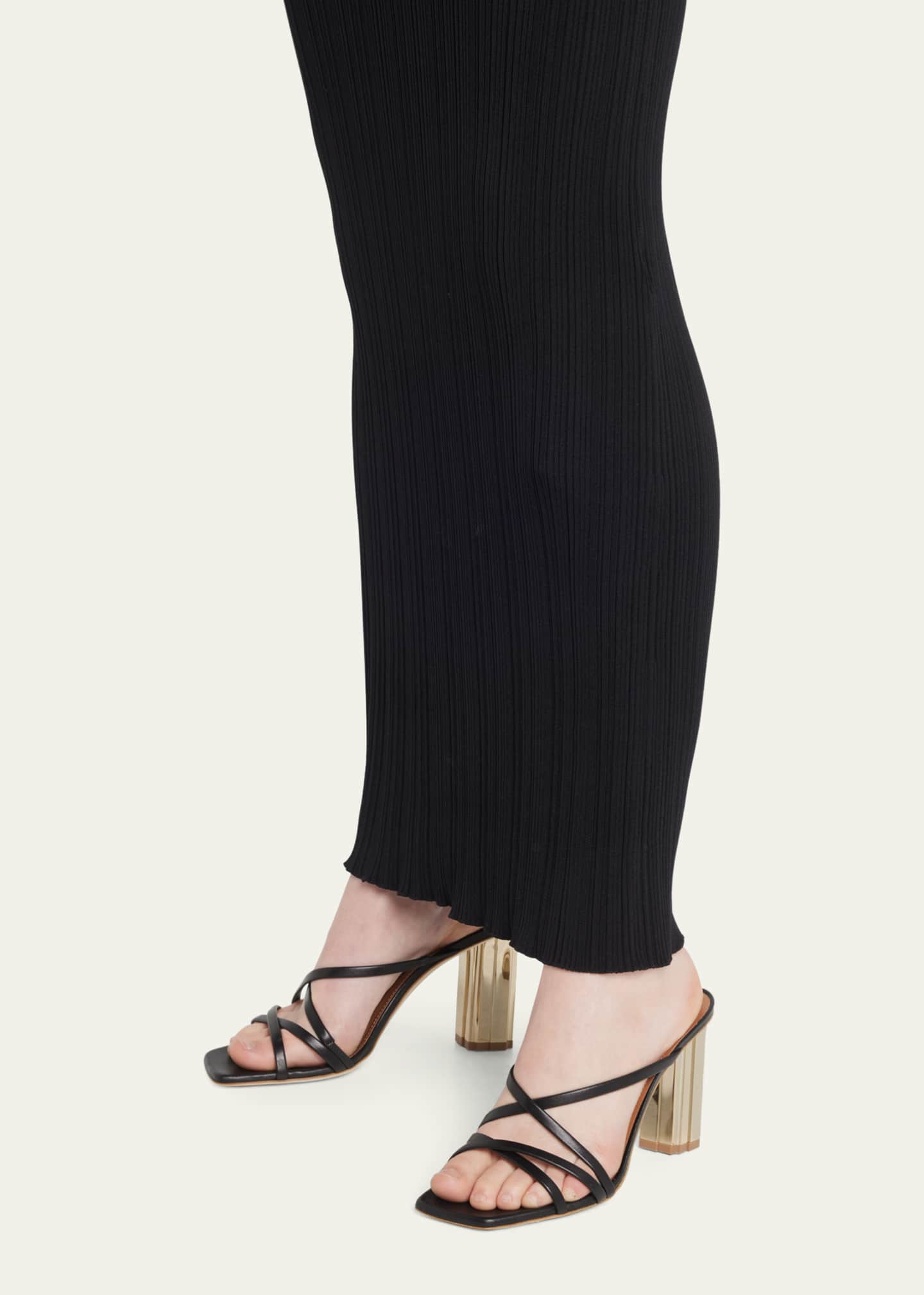 Malone Souliers Strappy Block-Heel Mule Sandals - Bergdorf Goodman