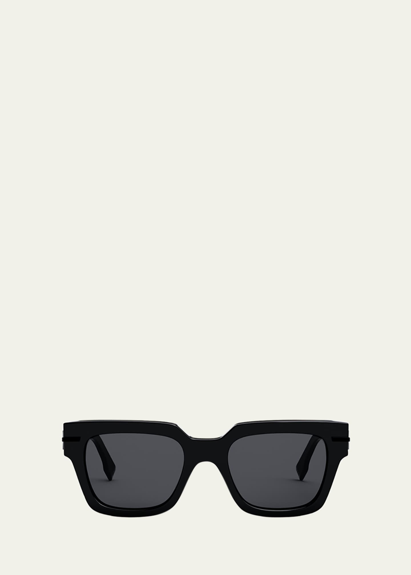 Fendi Fendigraphy Acetate Rectangle Sunglasses - Goodman