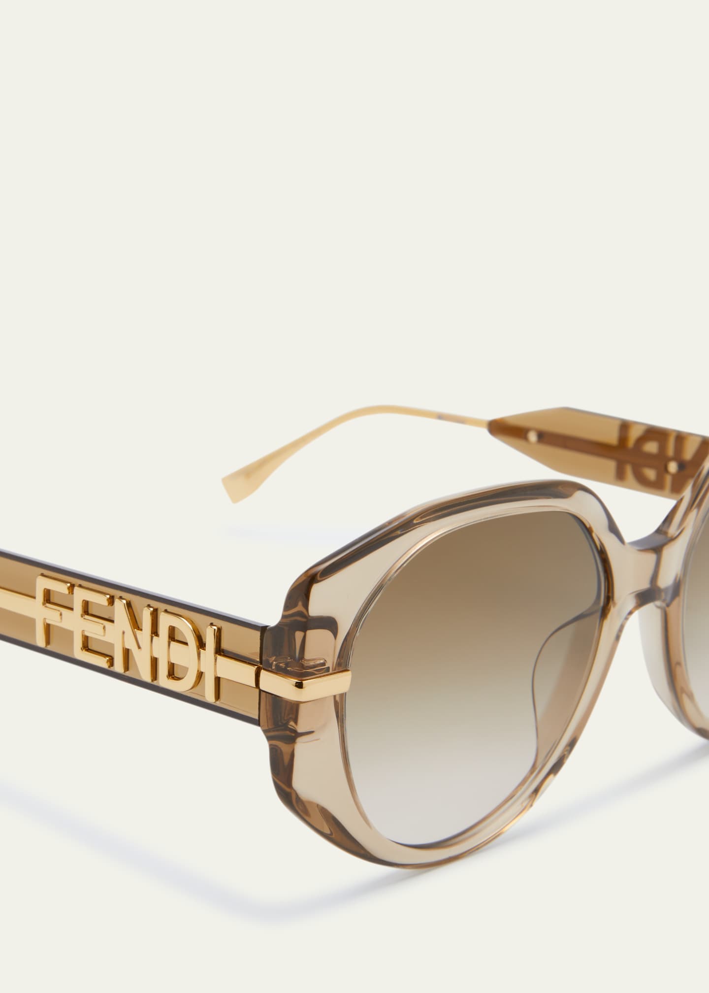Fendi round acetate sunglasses outlet
