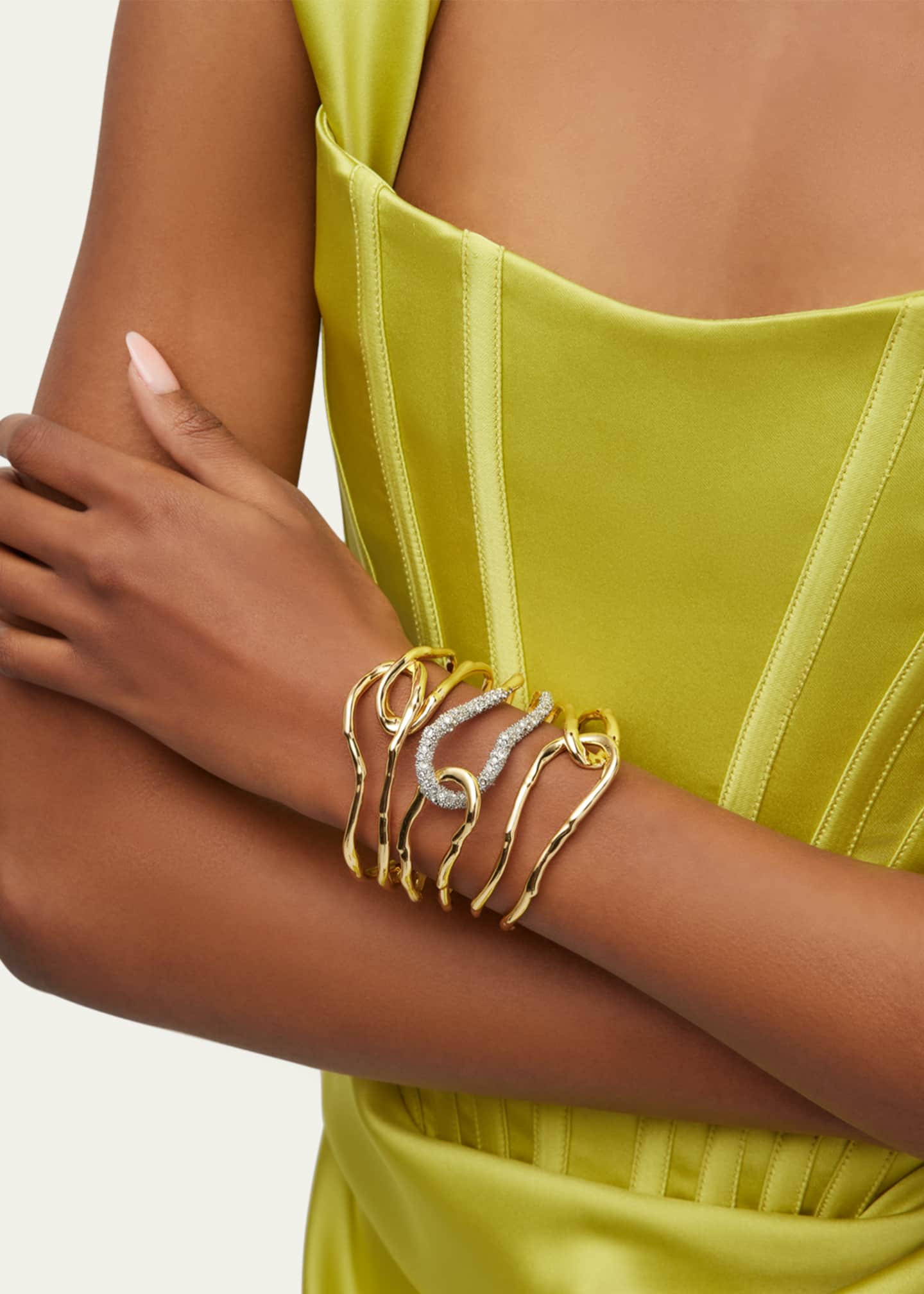 Alexis Bittar Solanales Large Twisted Cuff Image 2 of 5
