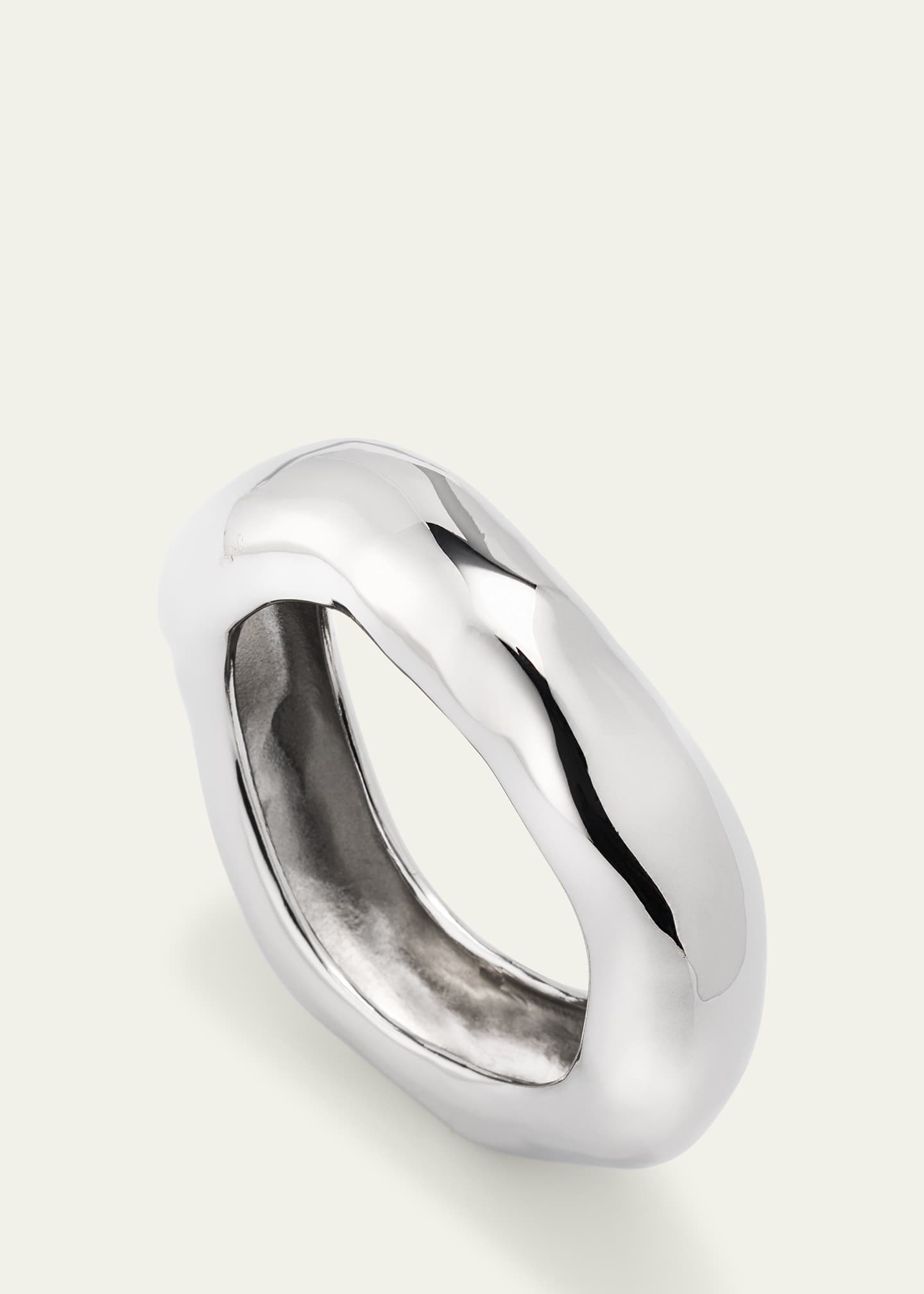 Alexis Bittar Wide Molten Bangle, Size Small Image 3 of 4