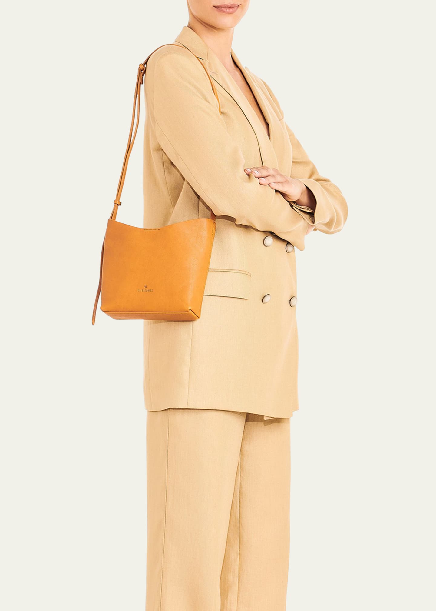 Il Bisonte Le Laudi Leather Crossbody Bag Image 4 of 4