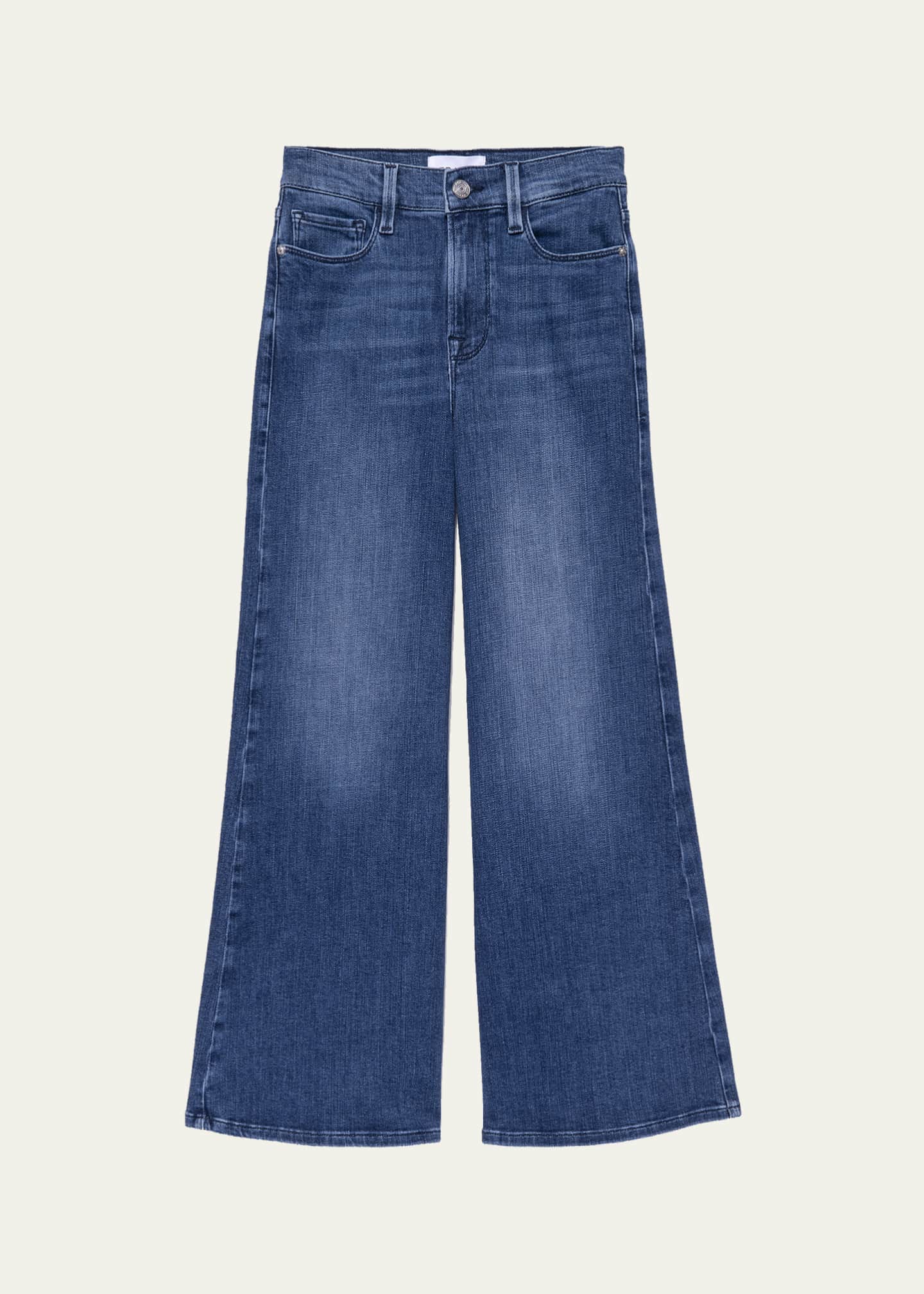 FRAME Le Palazzo Cropped Jeans Image 1 of 5