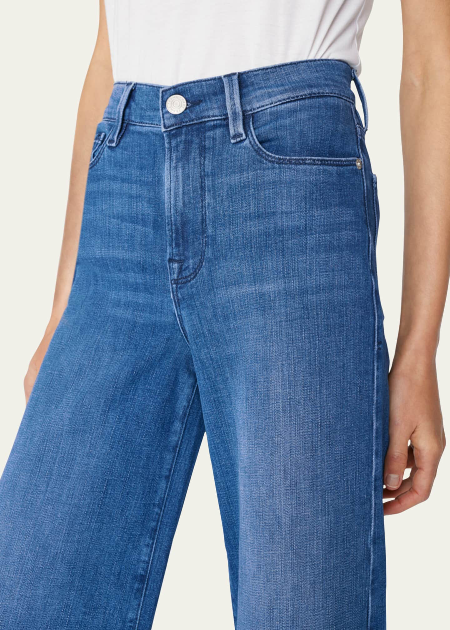 FRAME Le Palazzo Cropped Jeans Image 5 of 5