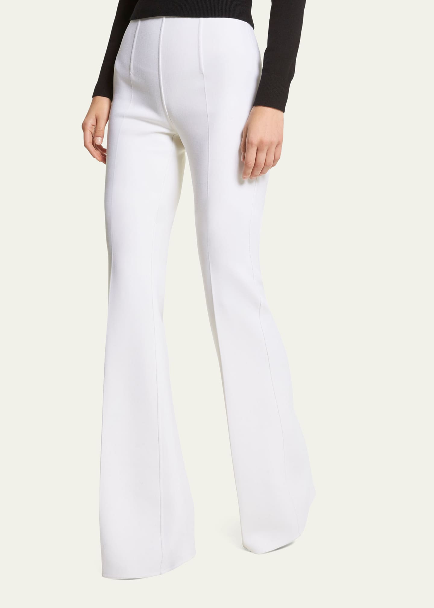 Michael Kors Collection Brooke Side-Zip Flare Trousers - Bergdorf Goodman