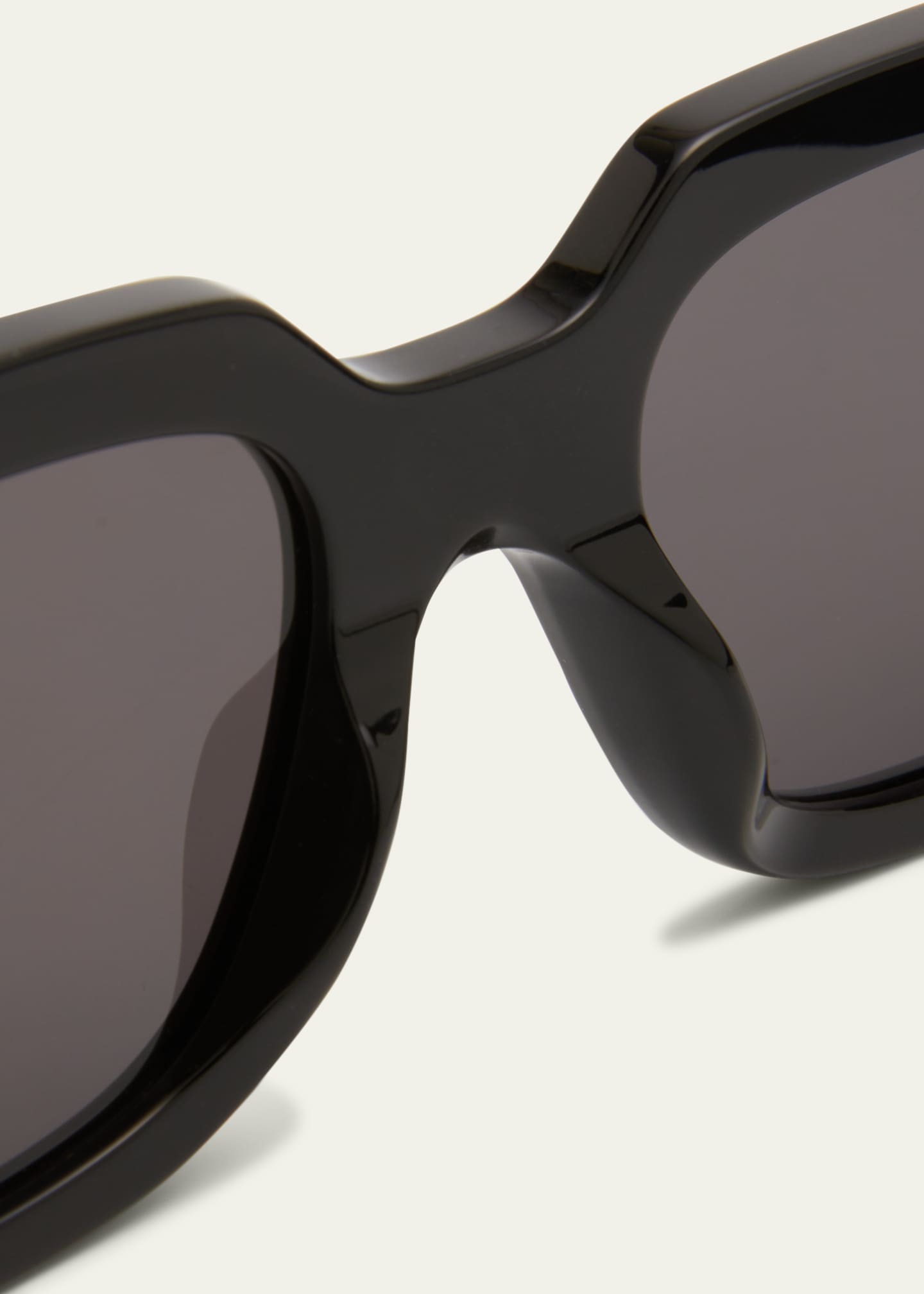 Fendi Men's Tonal Logo Acetate Square Sunglasses Image 5 of 5