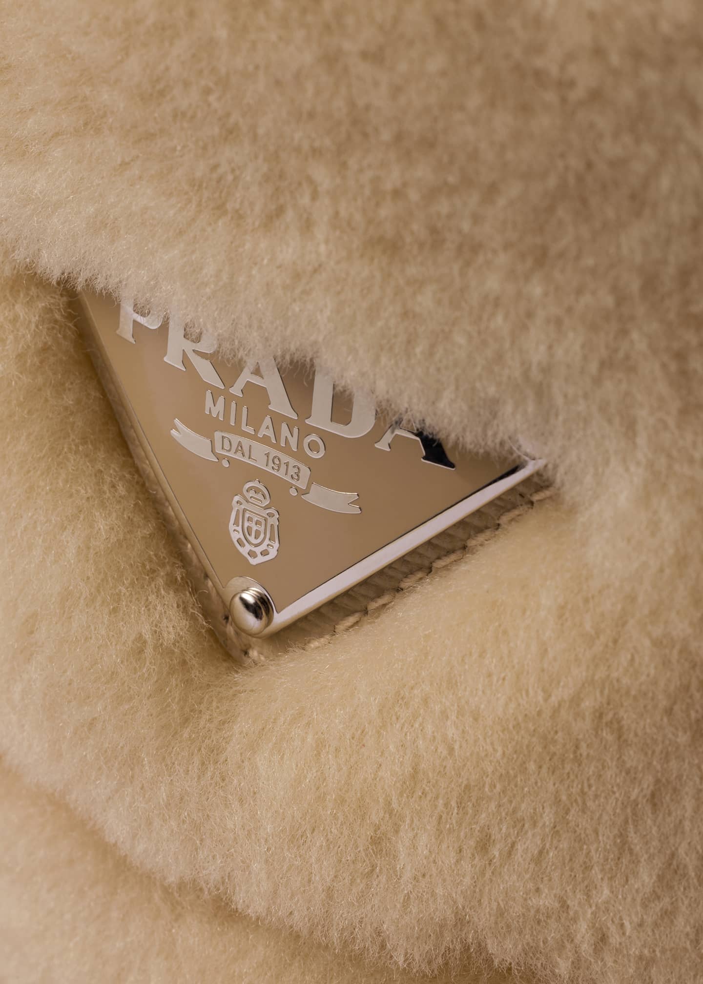 Prada Montone Shearling Bucket Hat Bergdorf Goodman