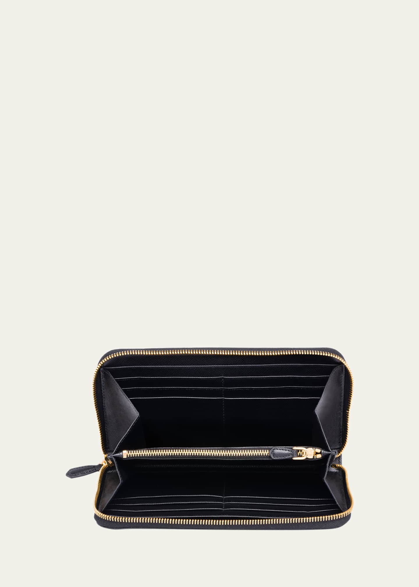 Prada online continental wallet