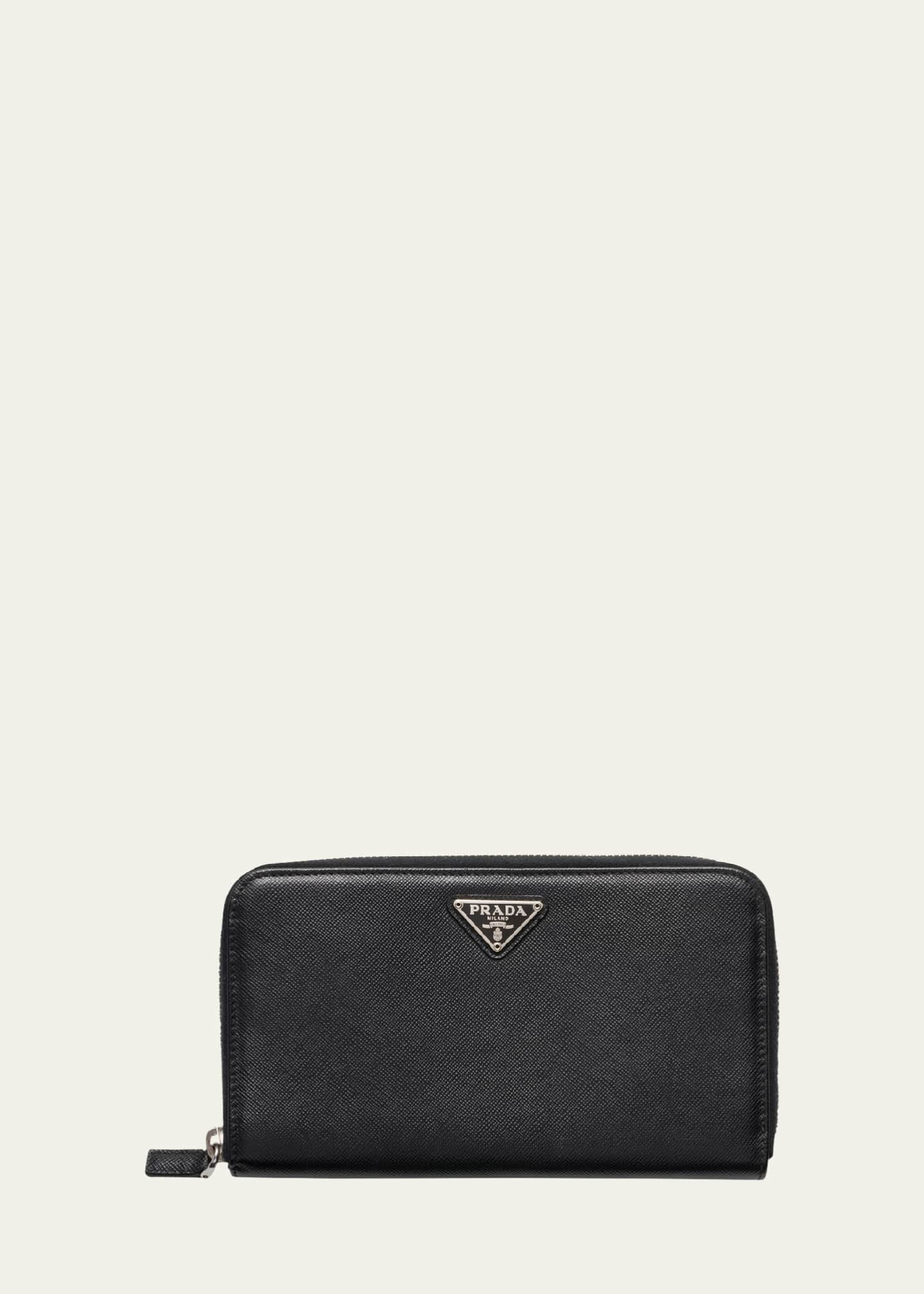 Prada Saffiano Leather Continental Wallet Image 1 of 4