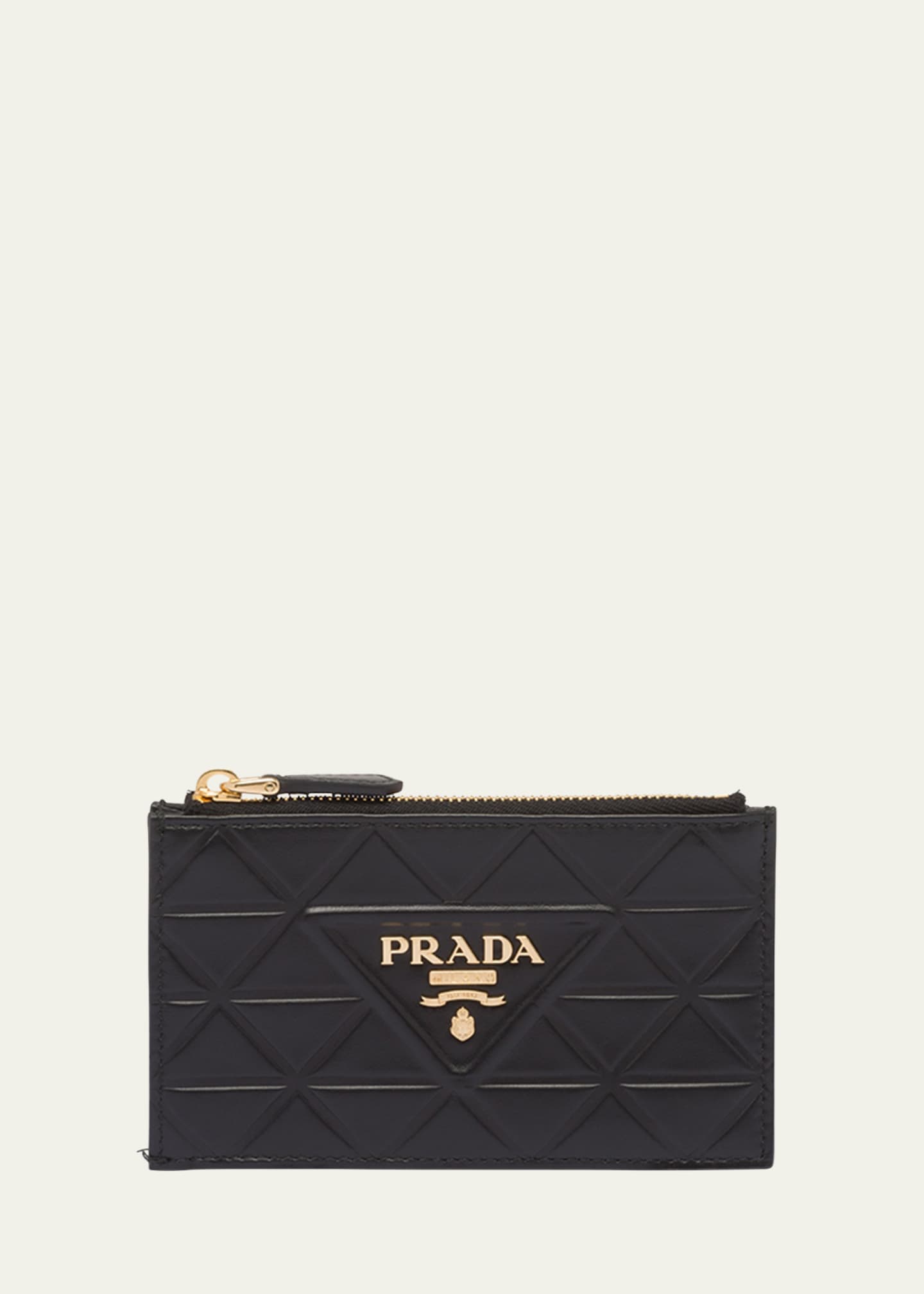 PRADA Unisex Saffiano Street Style Logo Money Clips