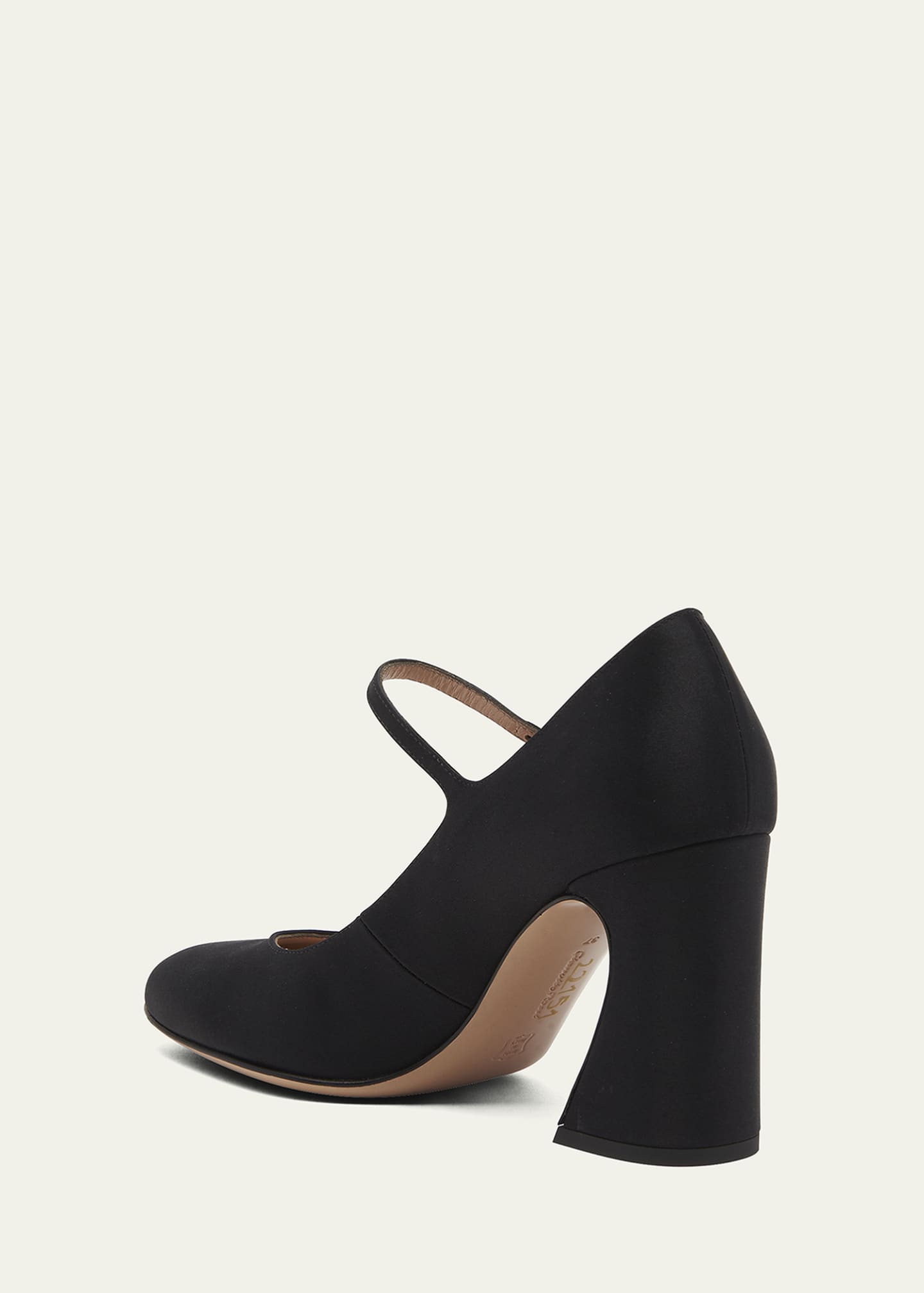 Gianvito Rossi Satin Mary Jane Pumps Bergdorf Goodman