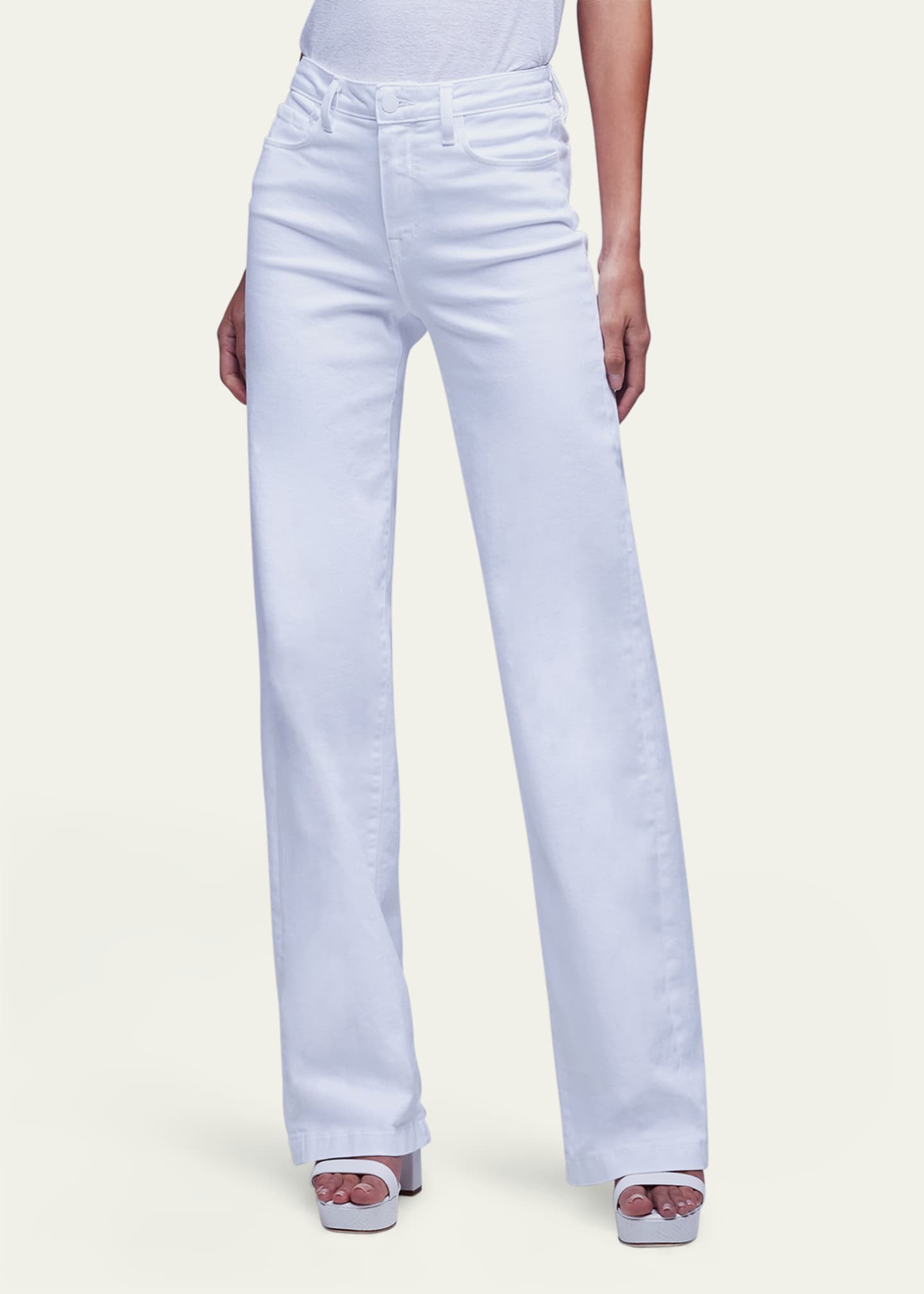 L'Agence Clayton High Rise Wide-Leg Jeans Image 5 of 5