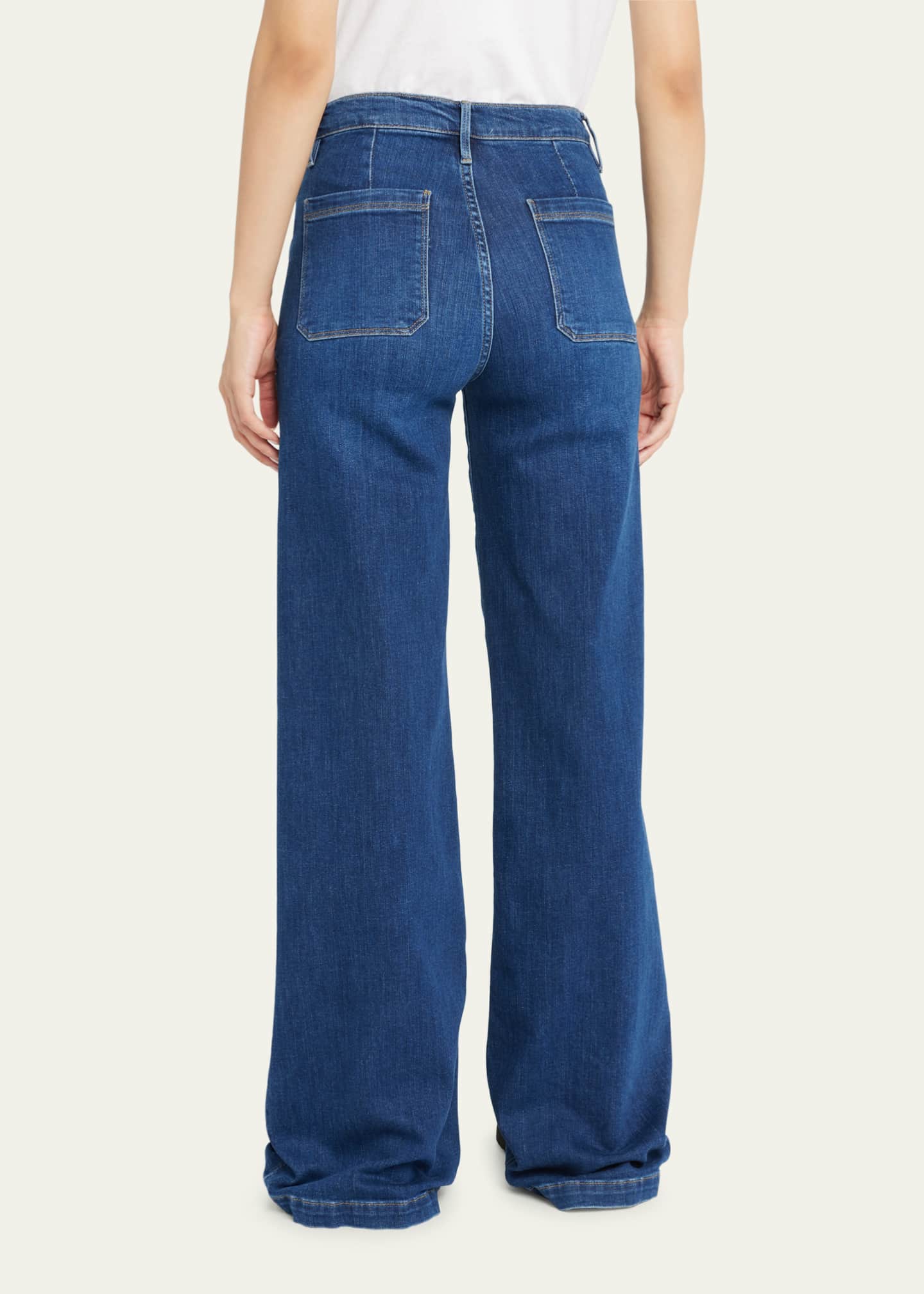 FRAME Le Bardot WideLeg Jeans Bergdorf Goodman