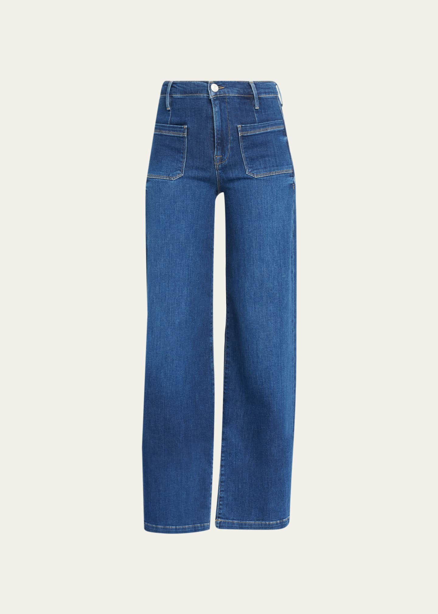 FRAME Le Bardot WideLeg Jeans Bergdorf Goodman