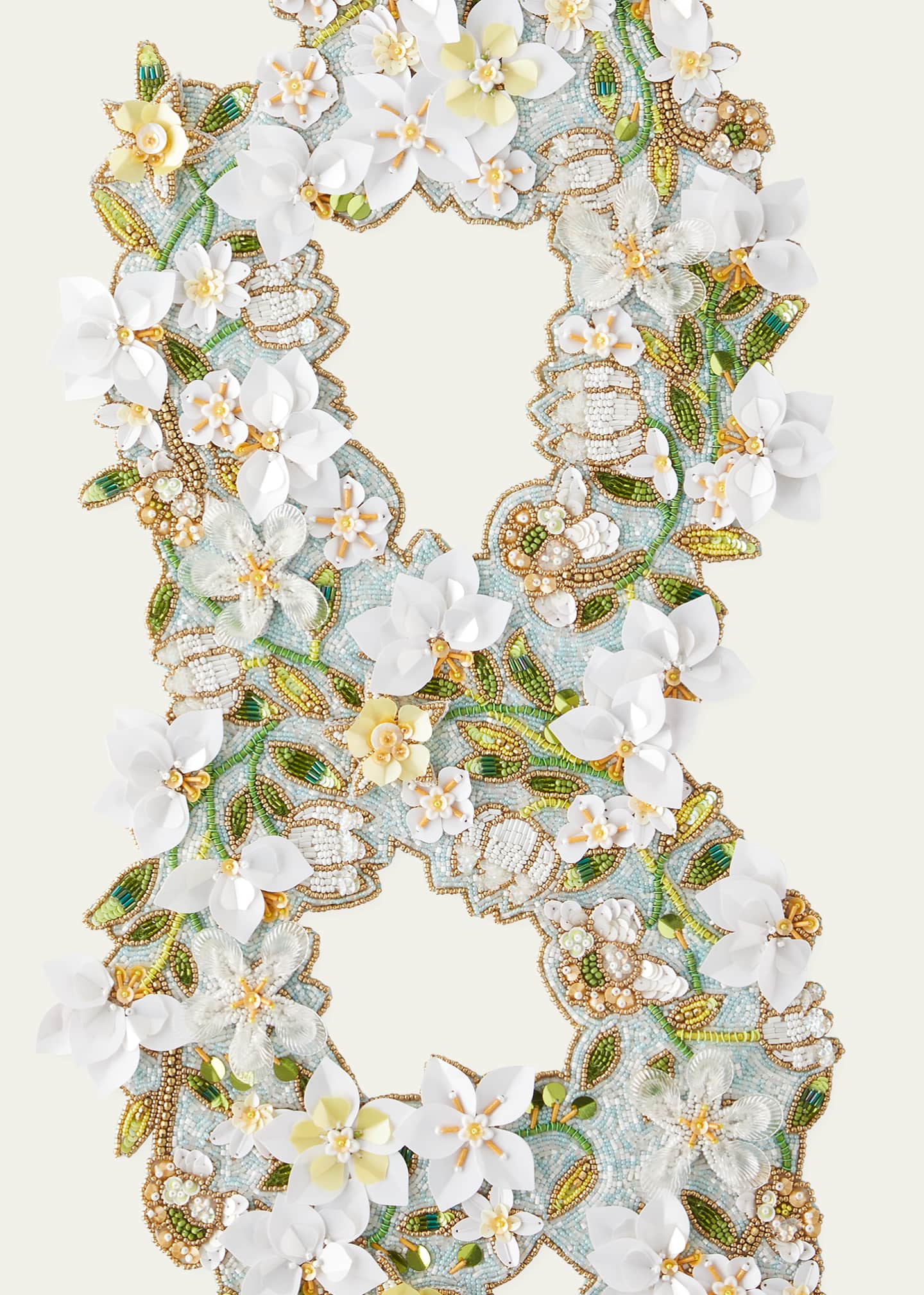 Kim Seybert Gardenia Beaded Table Runner Bergdorf Goodman