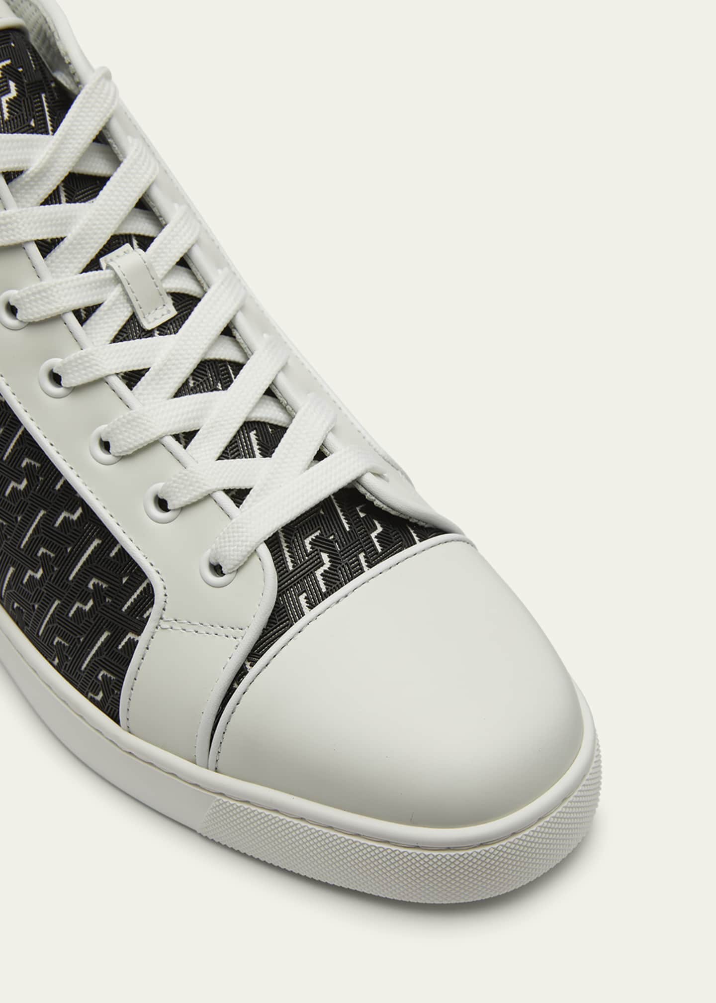 Christian Louboutin Men's Louis Starlight Patent Leather High-Top Sneakers  - Bergdorf Goodman