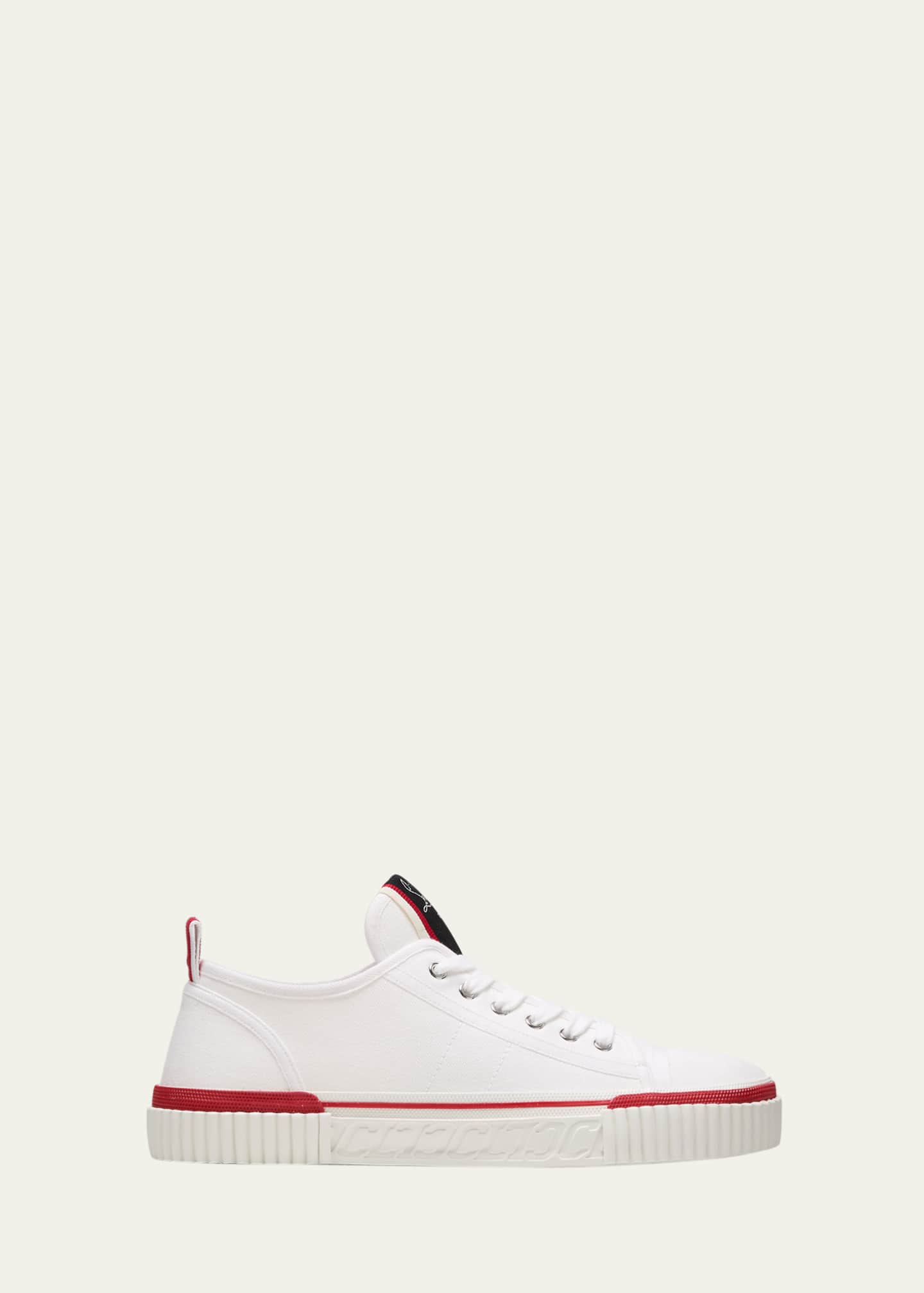 Christian Louboutin Men s Pedro Junior Canvas Low Top Sneakers