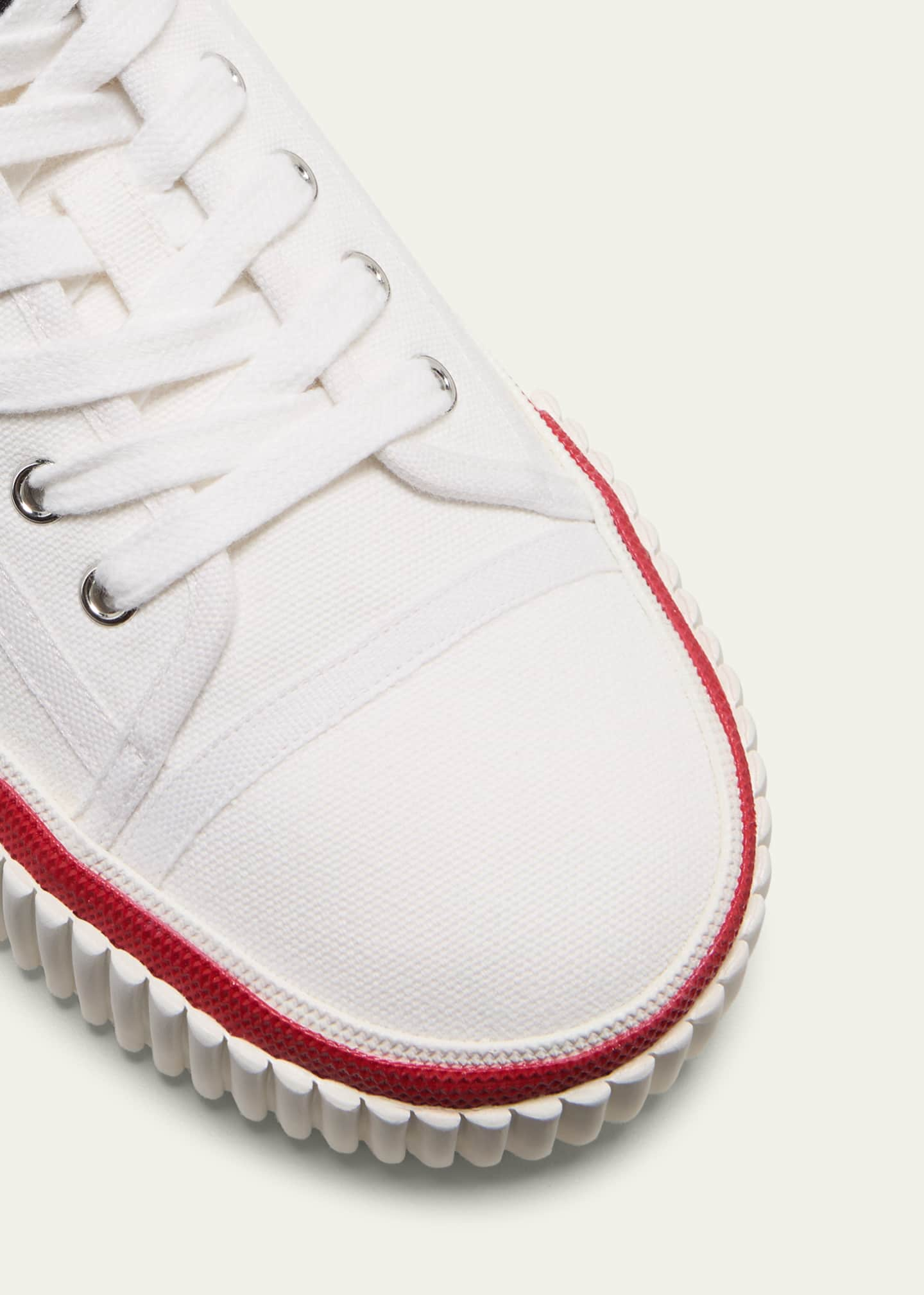 Christian Louboutin Pedro Cotton Junior Sneakers - White - 43.5