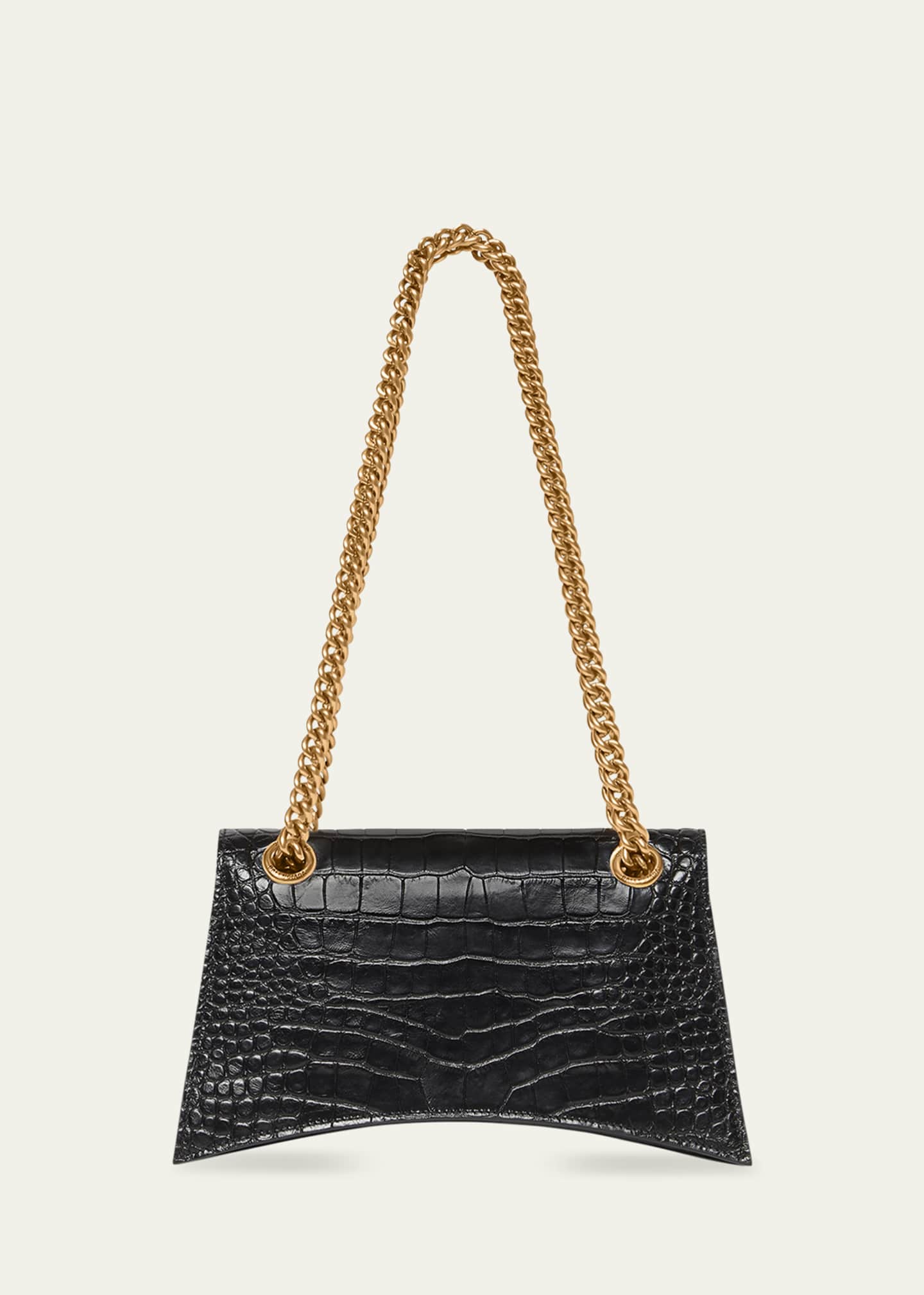 Small black croc bag shop