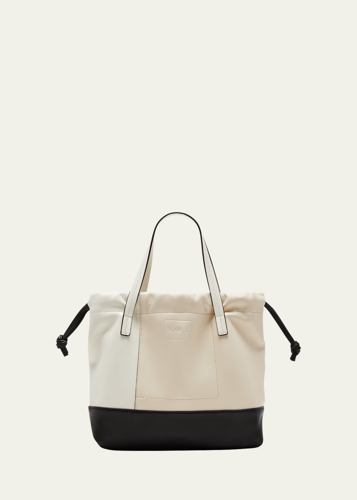 Plan C Coulisse Small Leather Shopper Tote Bag Bergdorf Goodman
