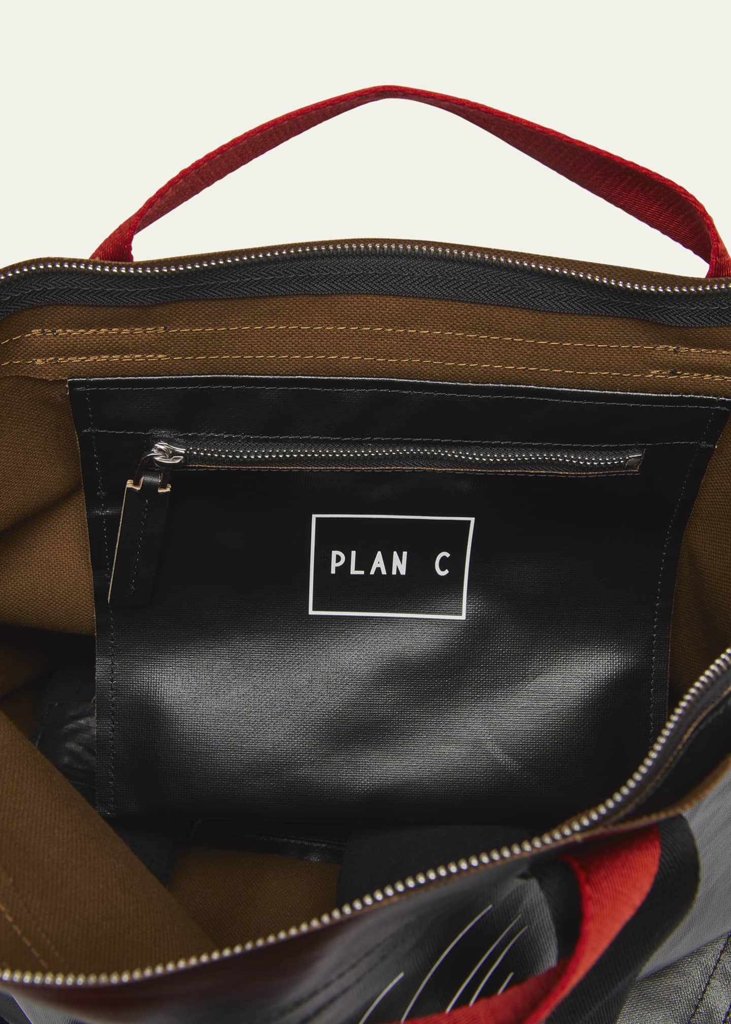 Plan C Medium Printed Shopper Tote Bag Image 4 of 5