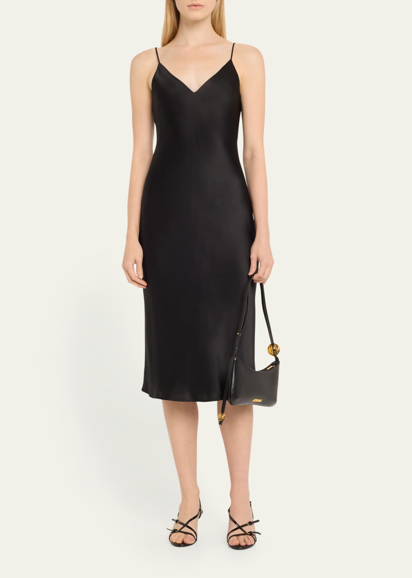 Jacquemus Le Bisou Perle Leather Shoulder Bag Image 5 of 5