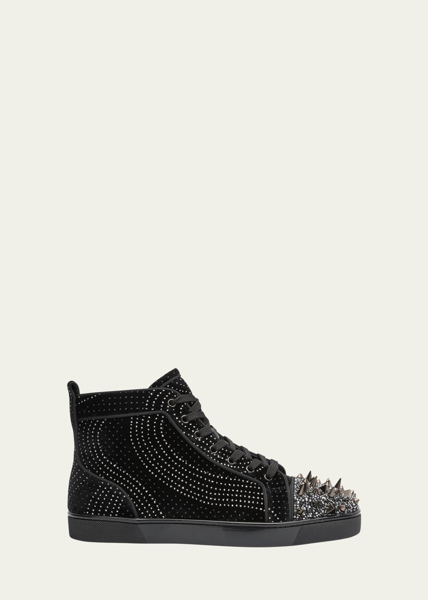Black suede louboutins mens shop