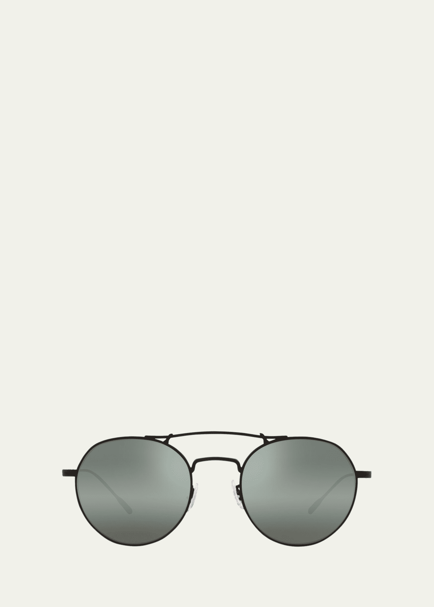 Oliver Peoples Mirrored Titanium Aviator Sunglasses Bergdorf Goodman