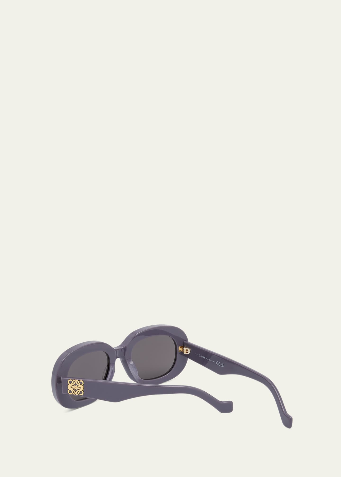 Loewe Anagram Round Acetate Sunglasses