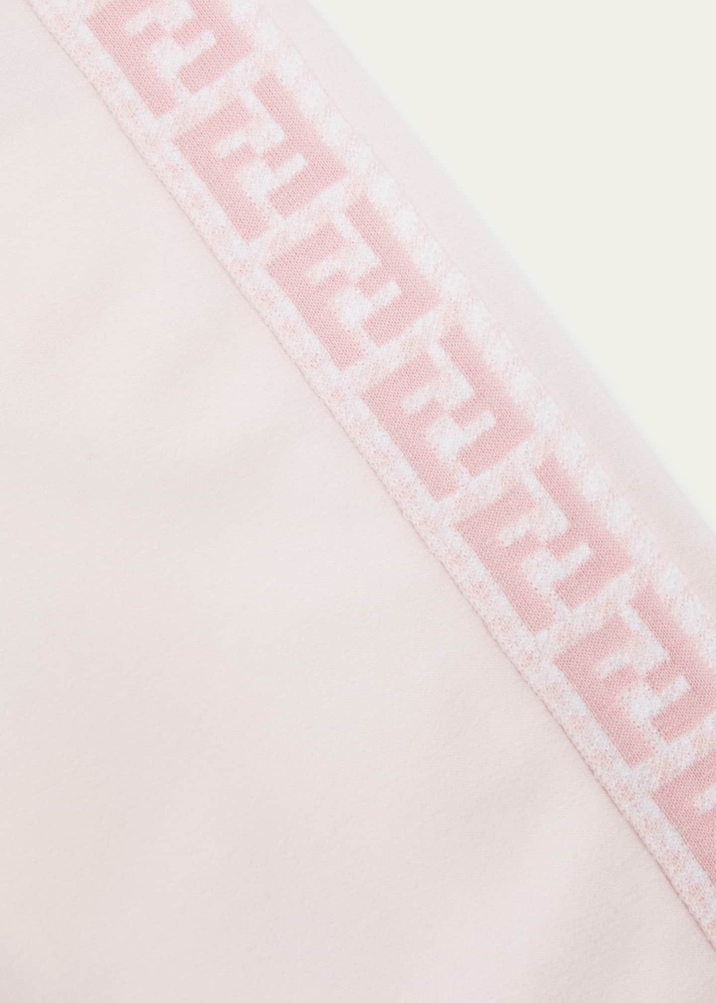 Fendi Girl's Monogram-Trim Sweatpants, Size 3M-18M Image 3 of 4