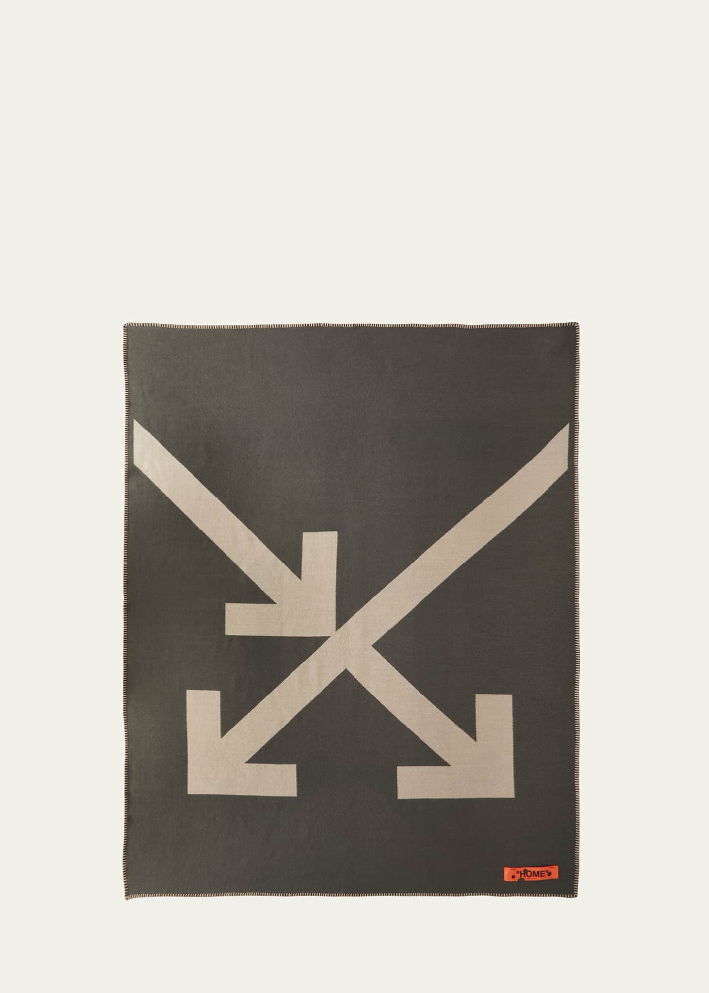 Off-White Arrow Blanket Image 1 of 2
