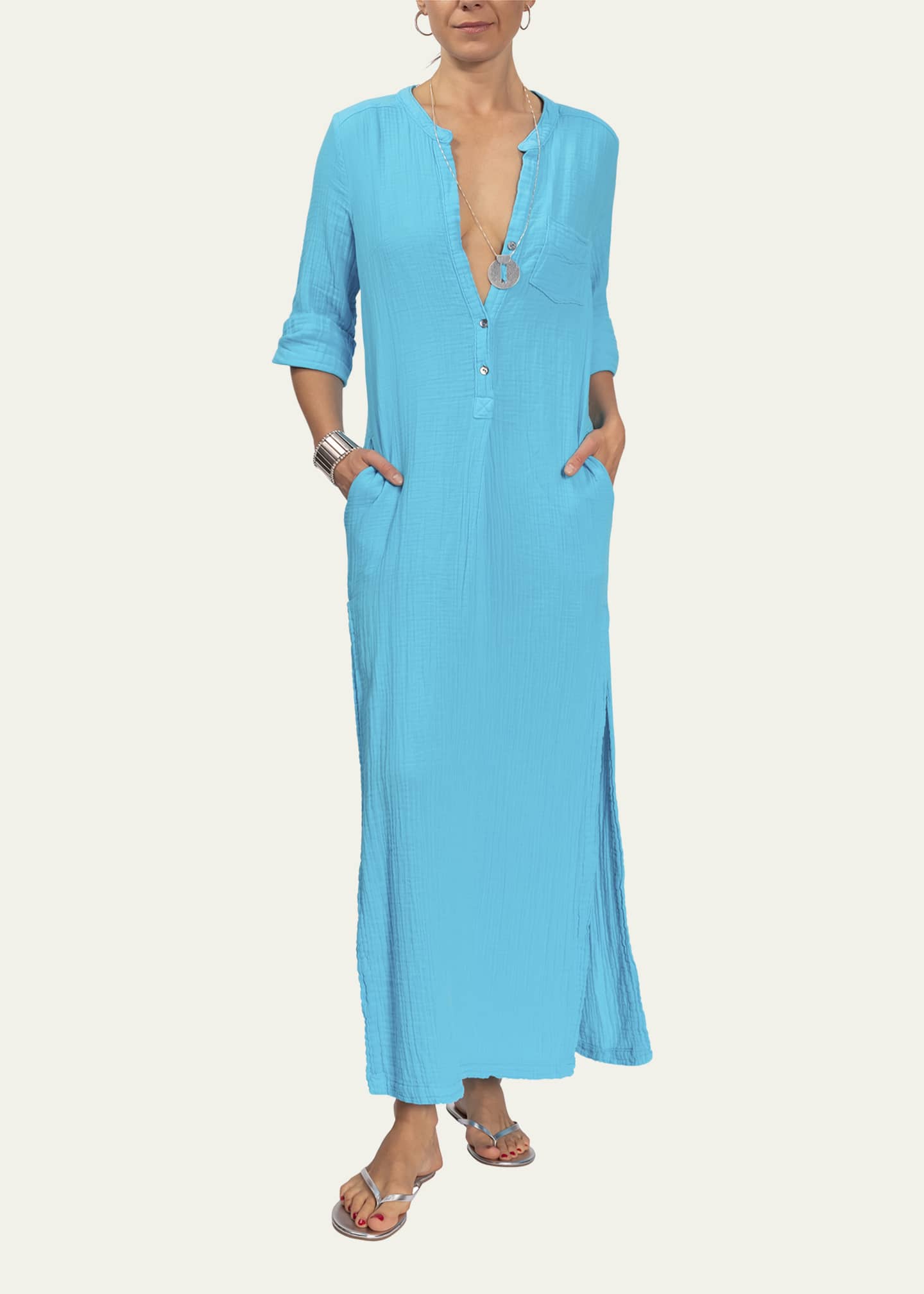Everyday Ritual Tracey Gauze Caftan Bergdorf Goodman