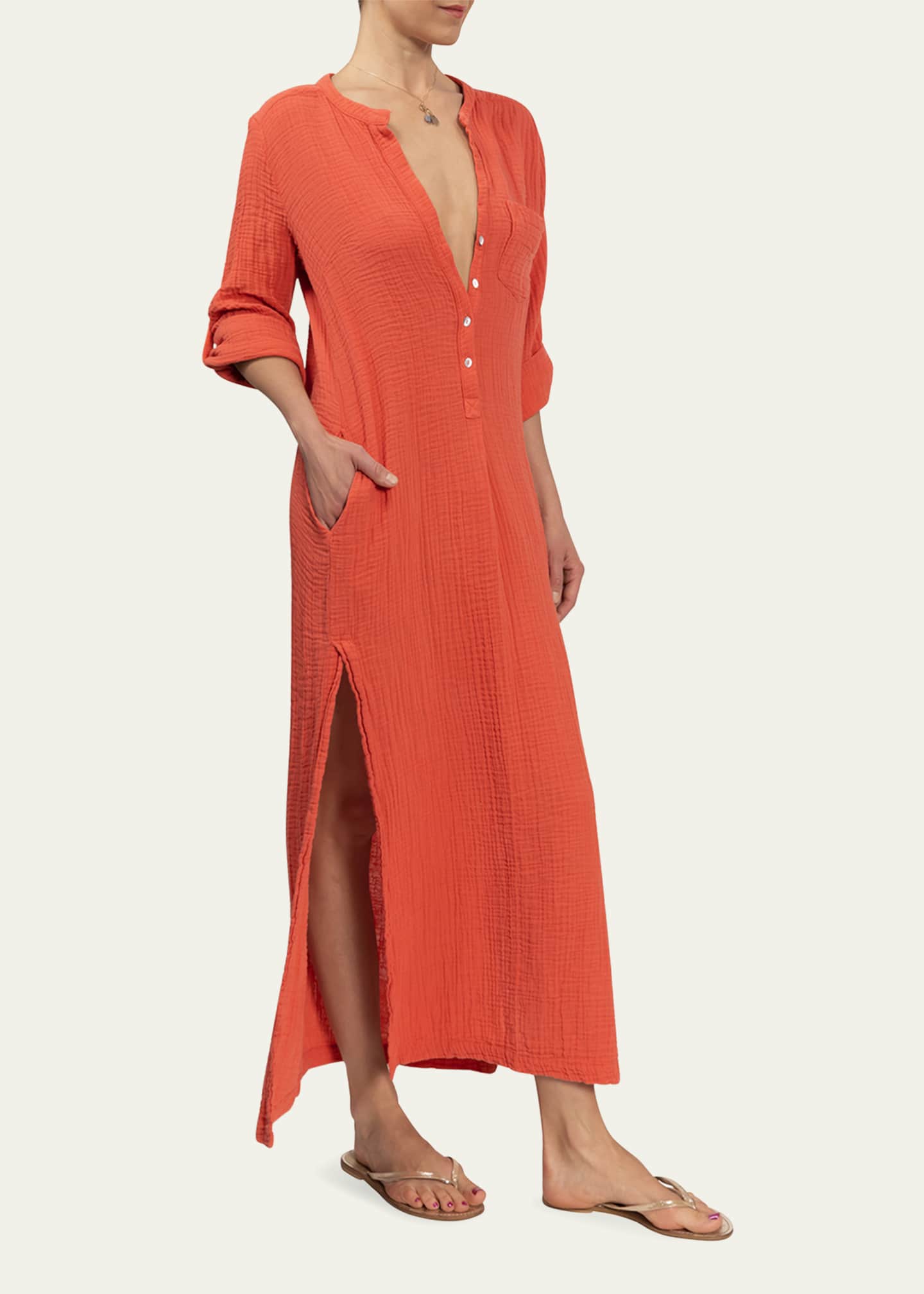 Everyday Ritual Tracey Gauze Caftan Bergdorf Goodman