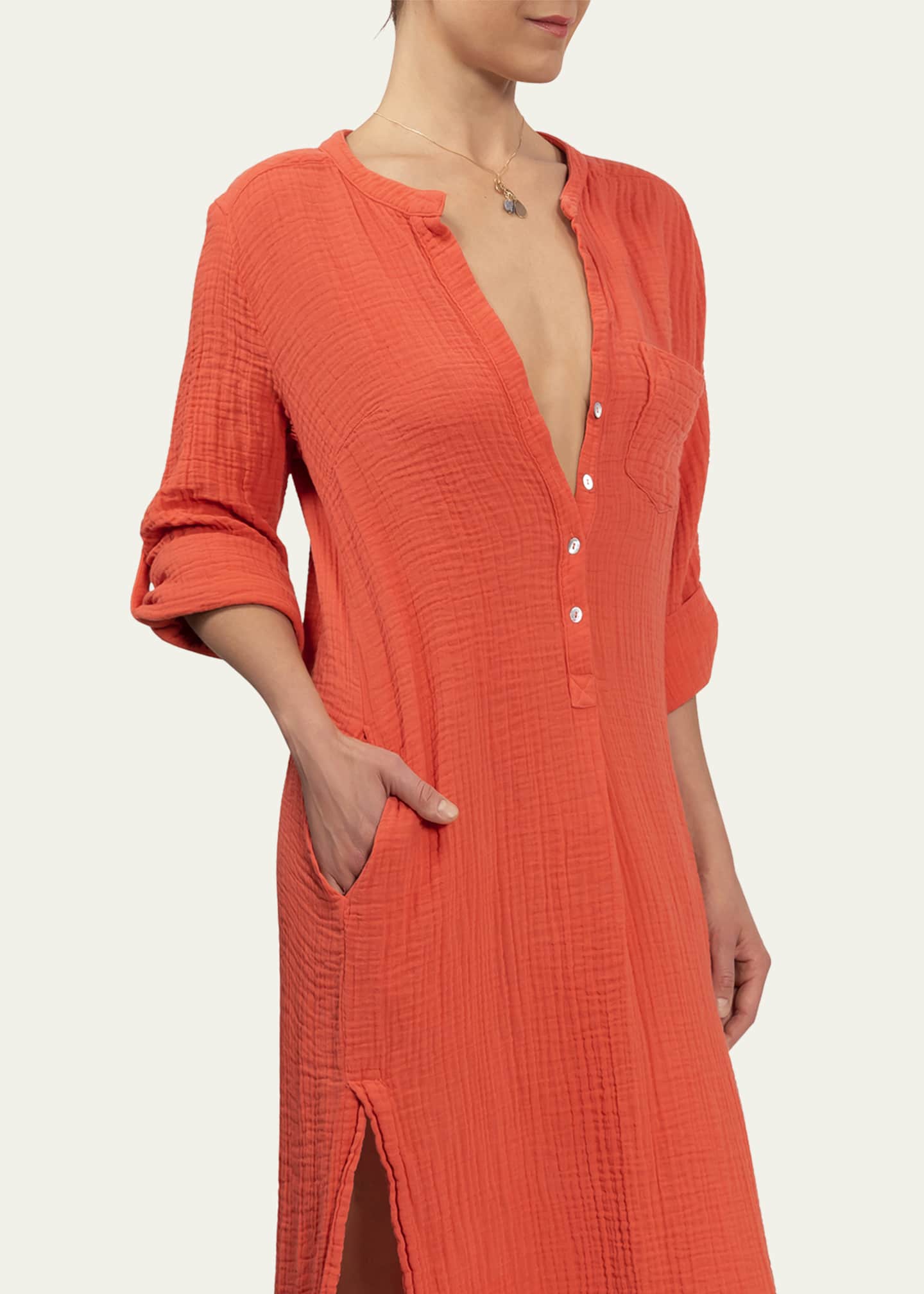 Everyday Ritual Tracey Gauze Caftan Bergdorf Goodman