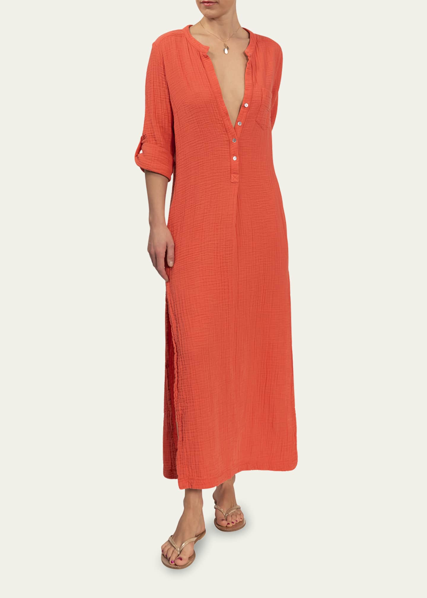 Everyday Ritual Tracey Gauze Caftan Bergdorf Goodman