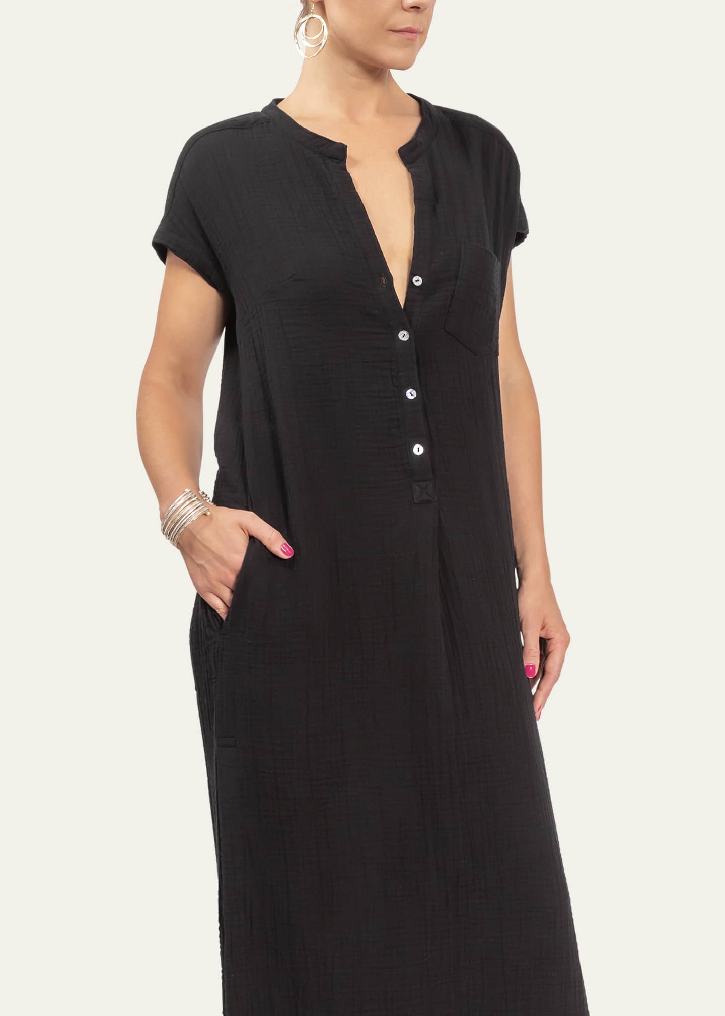 Everyday Ritual Stacey Gauze Caftan Bergdorf Goodman