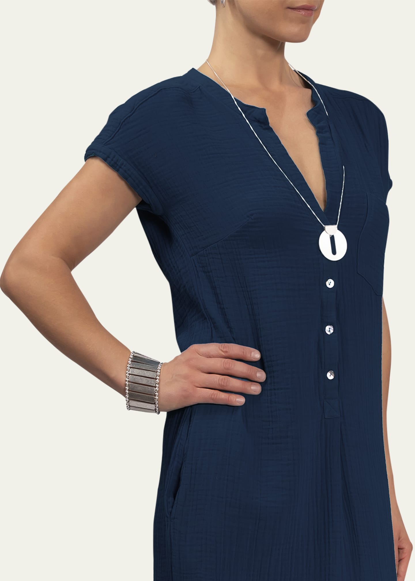 Everyday Ritual Stacey Gauze Caftan Bergdorf Goodman