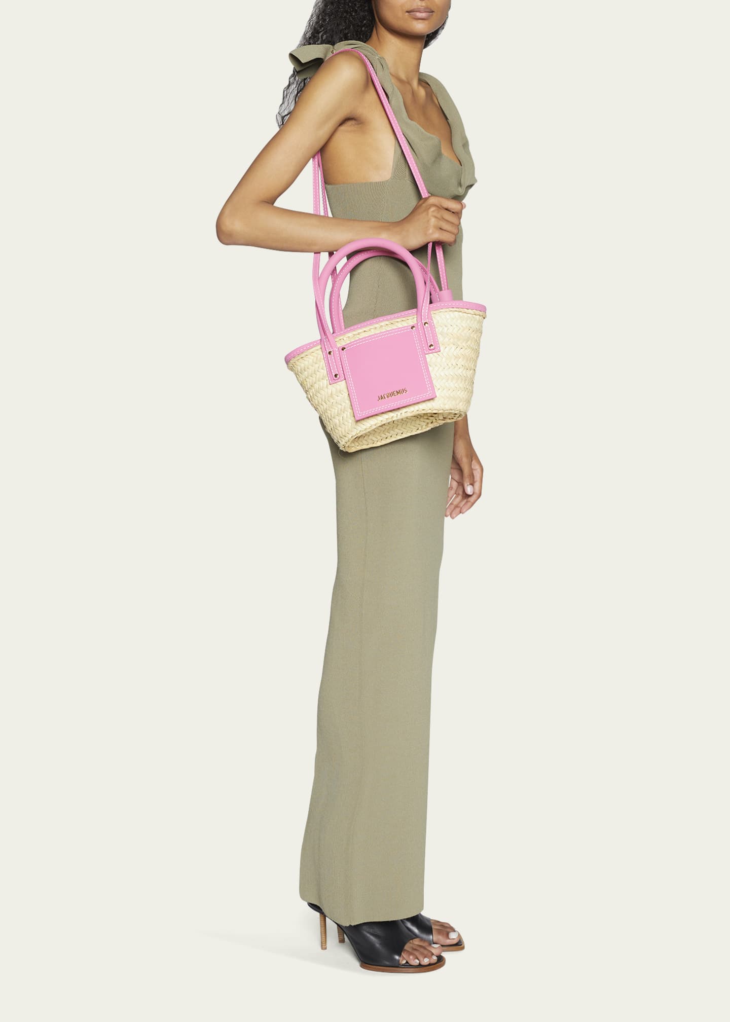 Jacquemus Le Petit Panier Soli TopHandle Bag Bergdorf Goodman