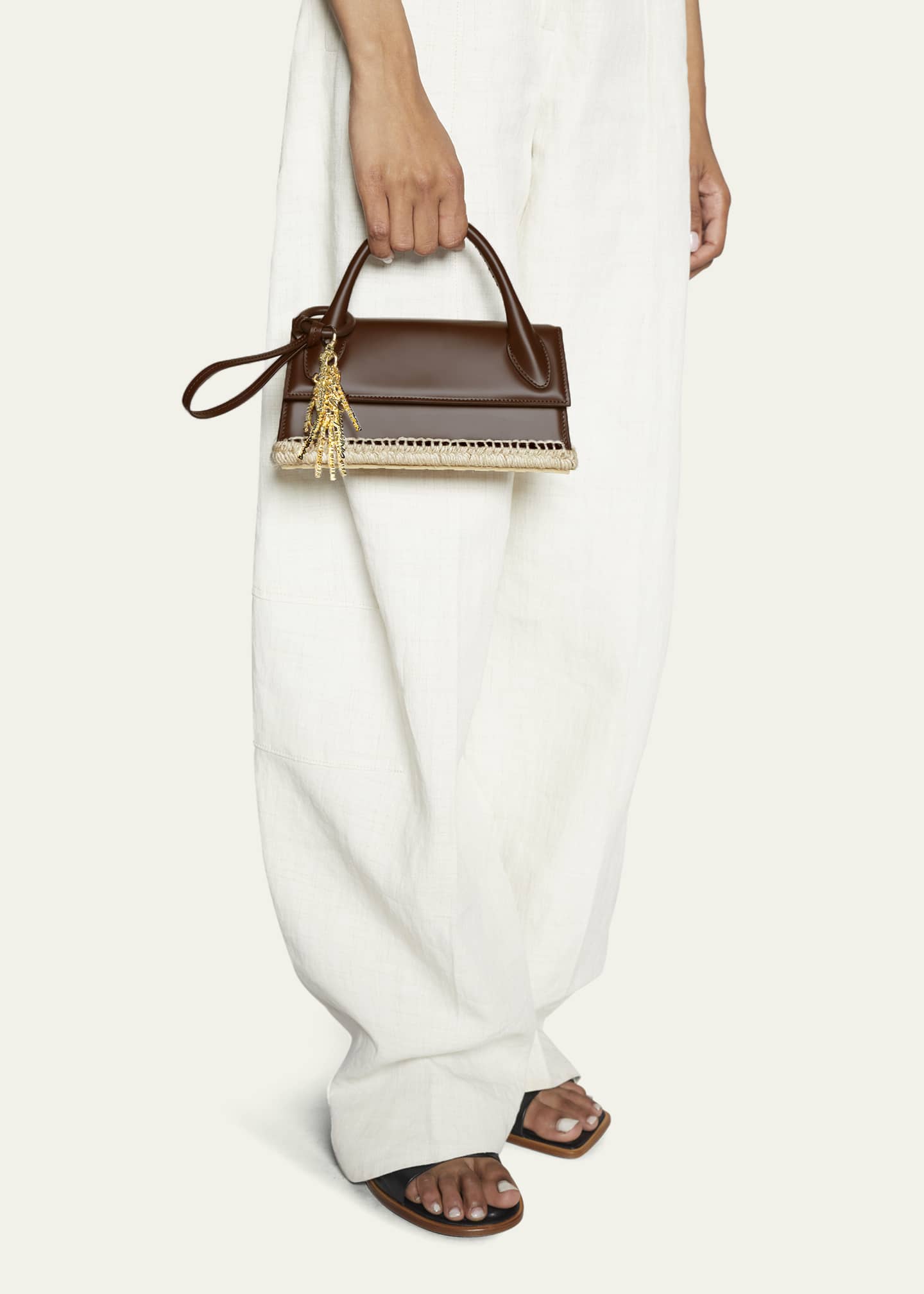 Jacquemus Le Chiquito Long Handbag in White