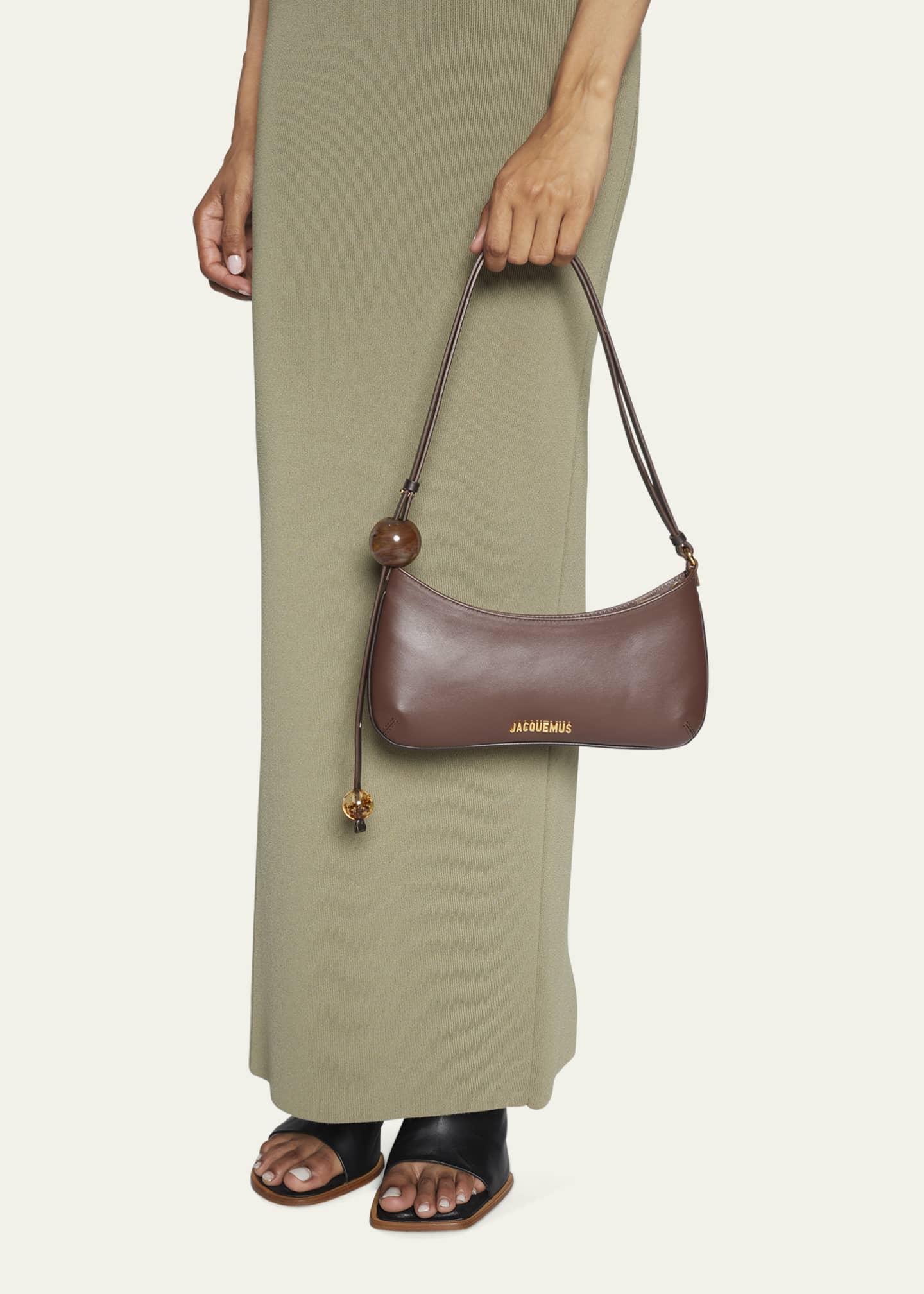 Jacquemus Shoulder Bag
 Jacquemus Le Bisou Perle Leather Shoulder Bag Bergdorf Goodman