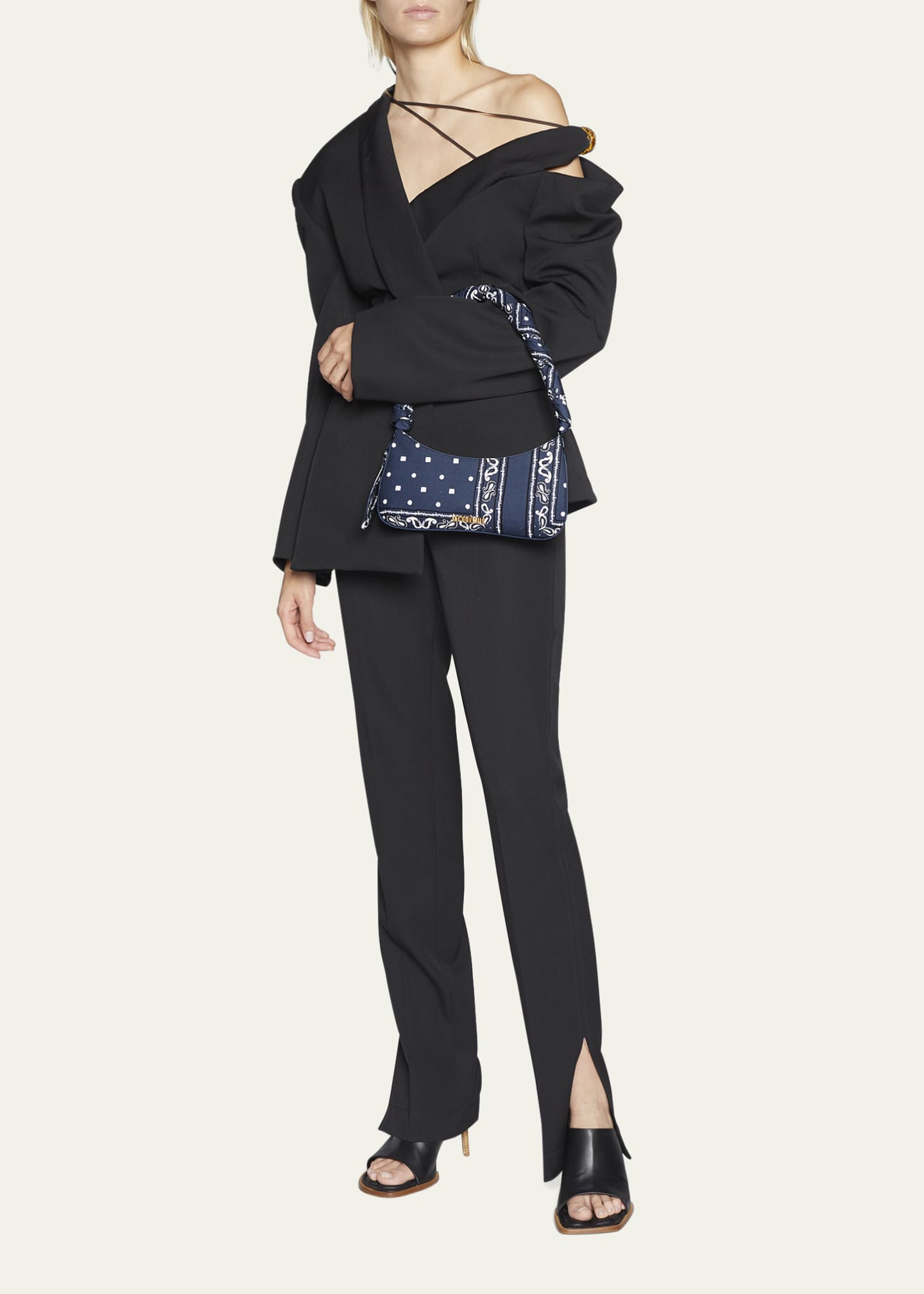 Jacquemus Le Bisou Bandana Shoulder Bag Bergdorf Goodman