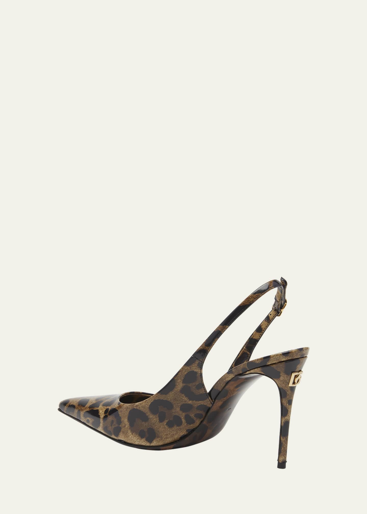 Gainor leopard print outlet slingback shoes