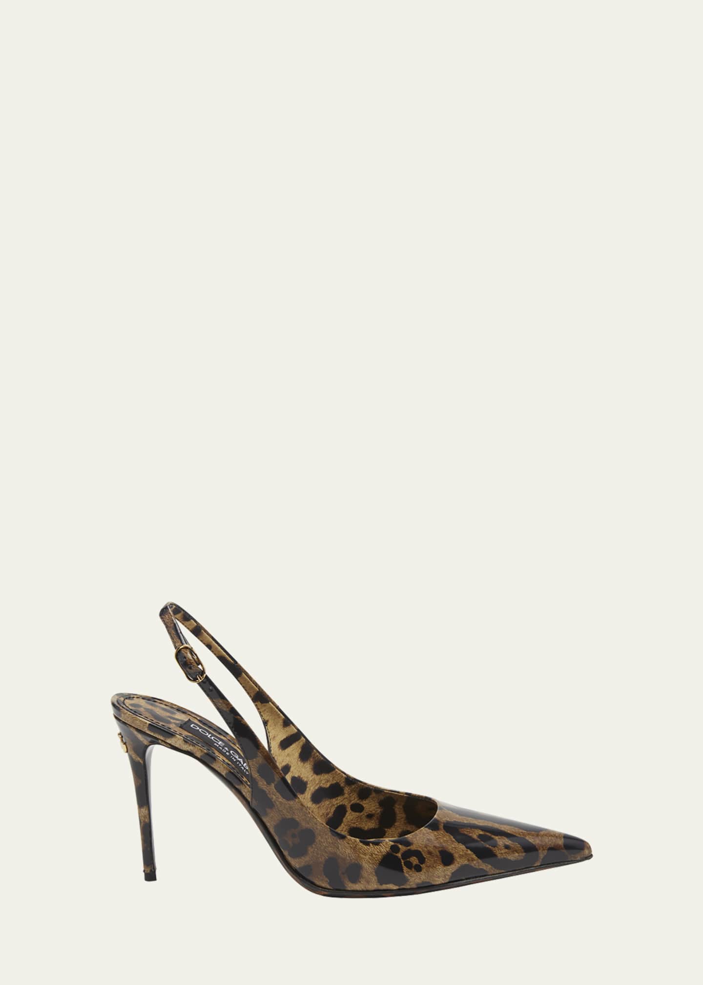 Leopard slingback pumps new arrivals
